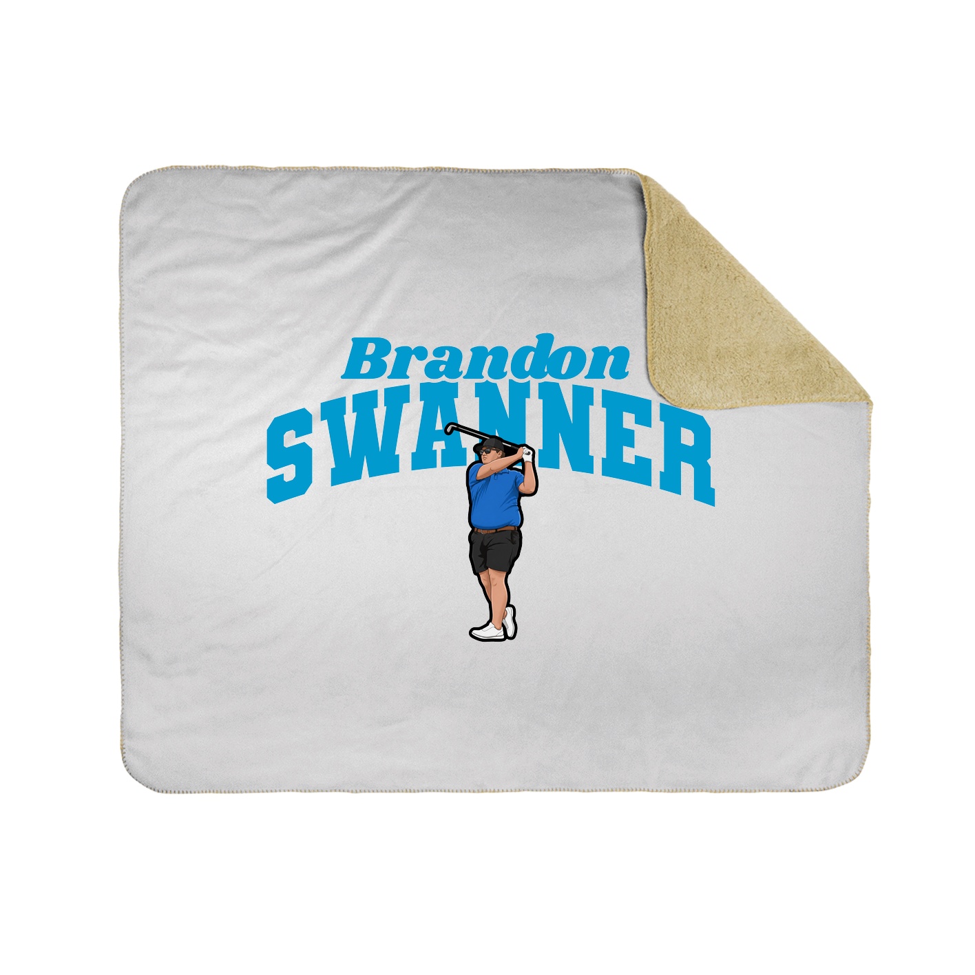 Throw Blanket — Signature Arch in White