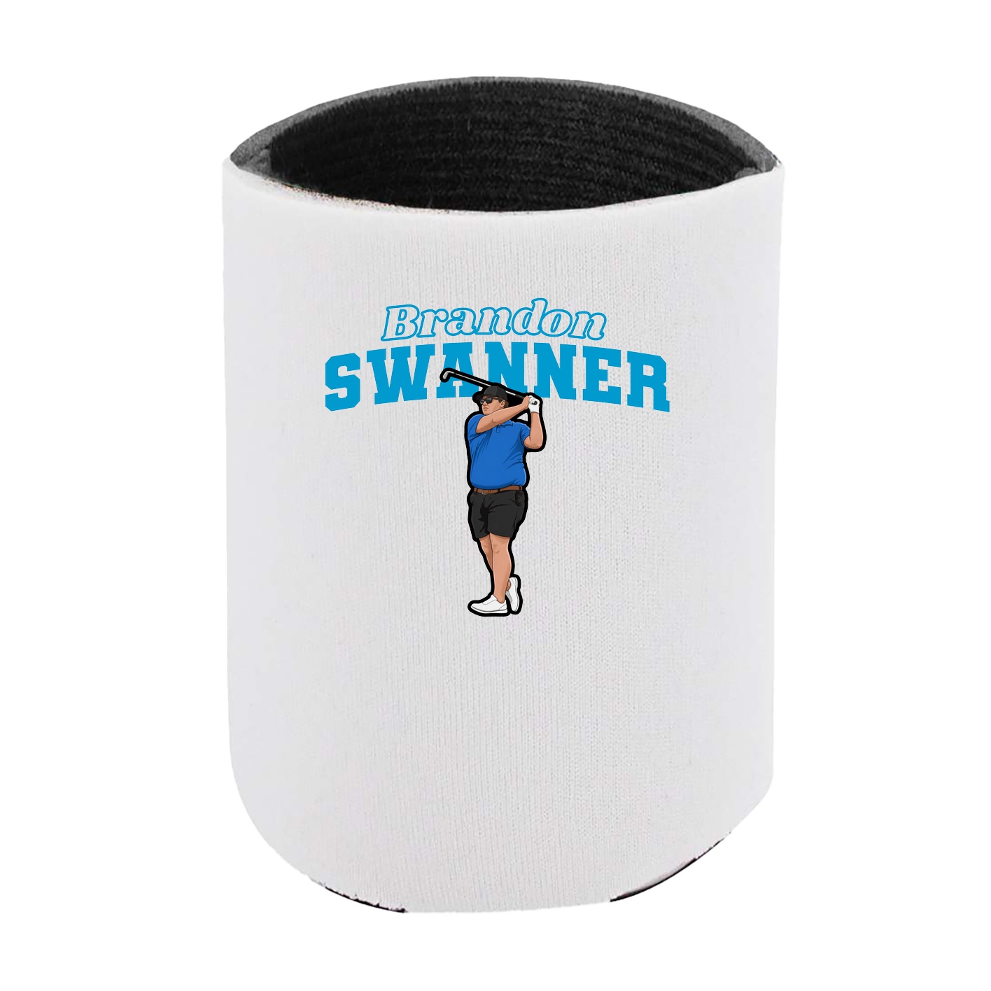 Can Holder — Name Arch in White