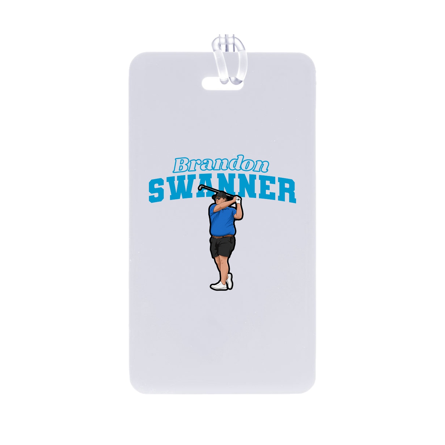 Bag Tag — Name Arch in Classic