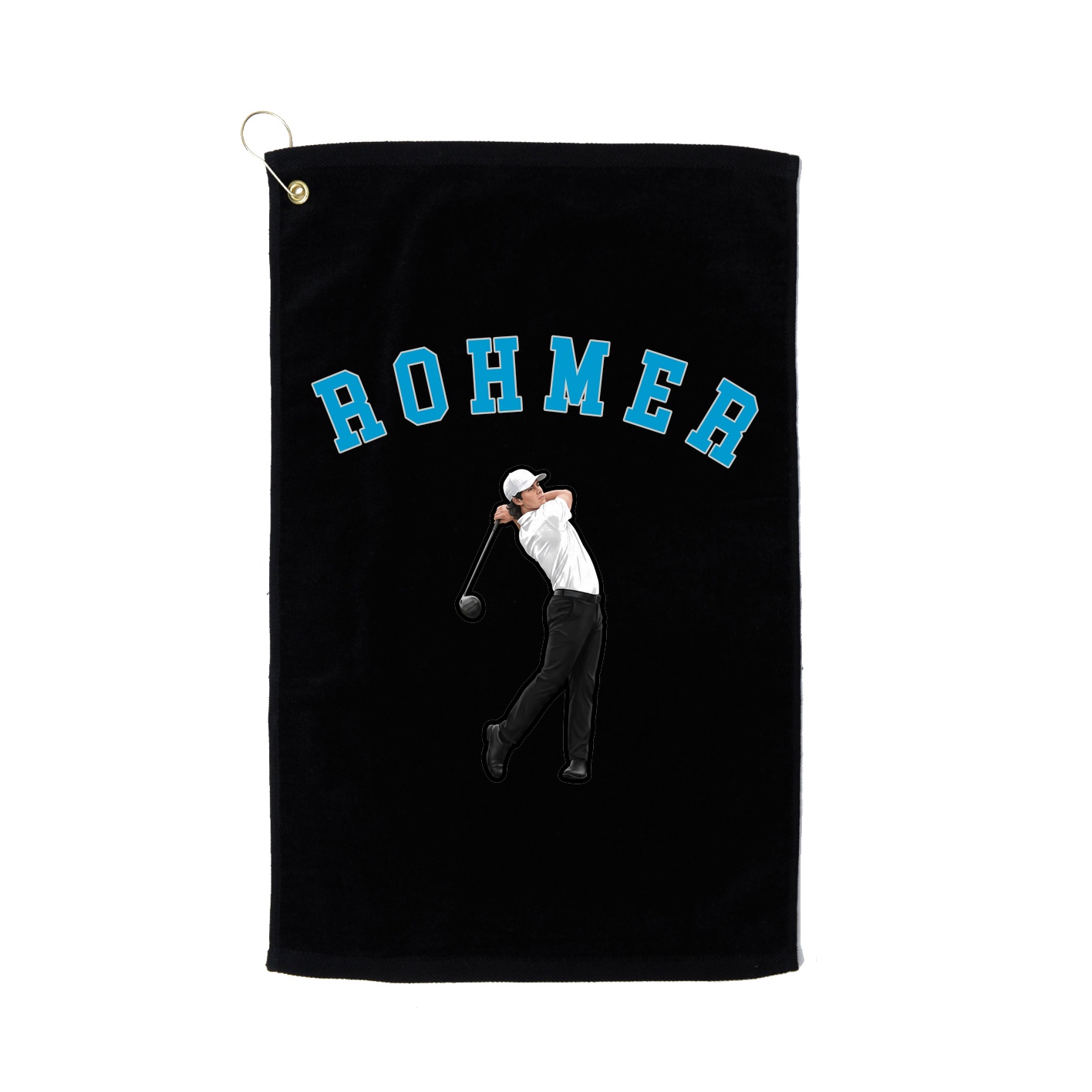 Golf Towel — Shirsey Arch in Black