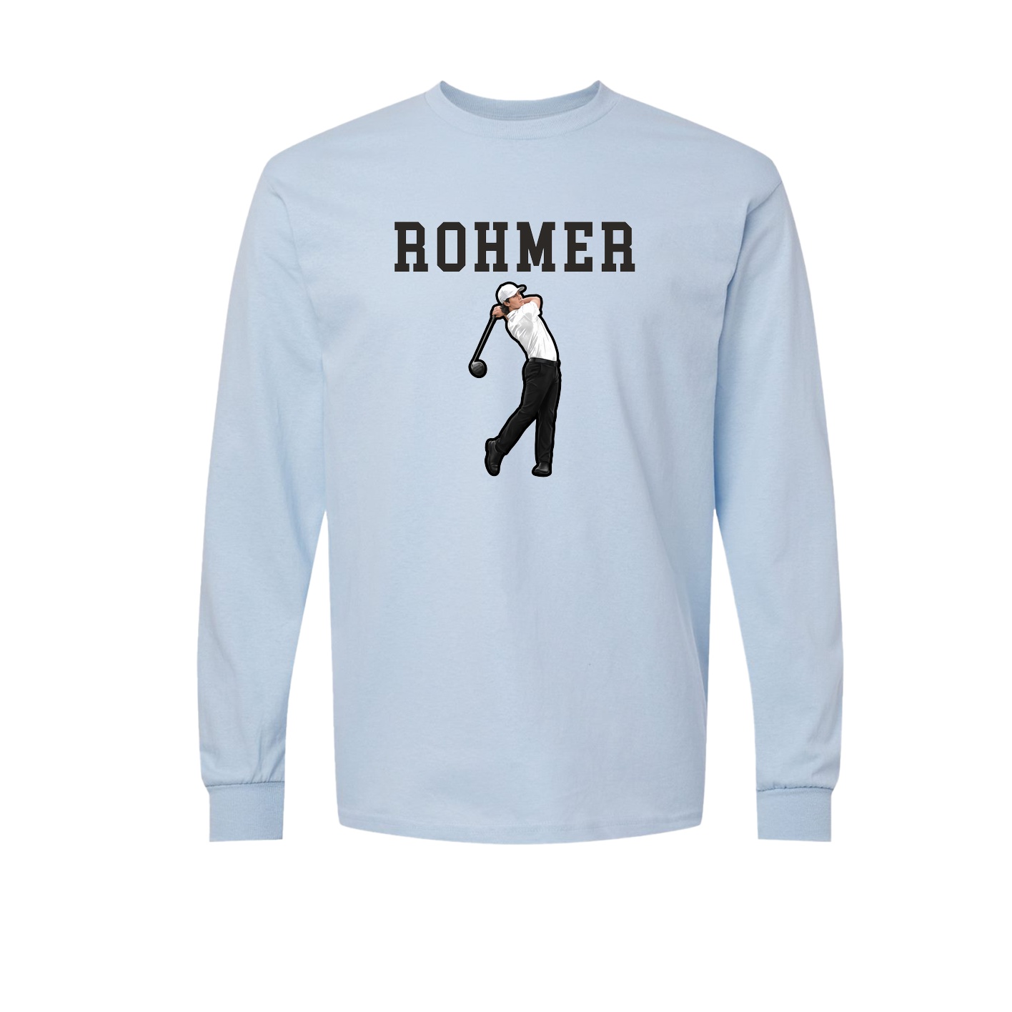 Long Sleeve Tee — Shirsey in Light Blue