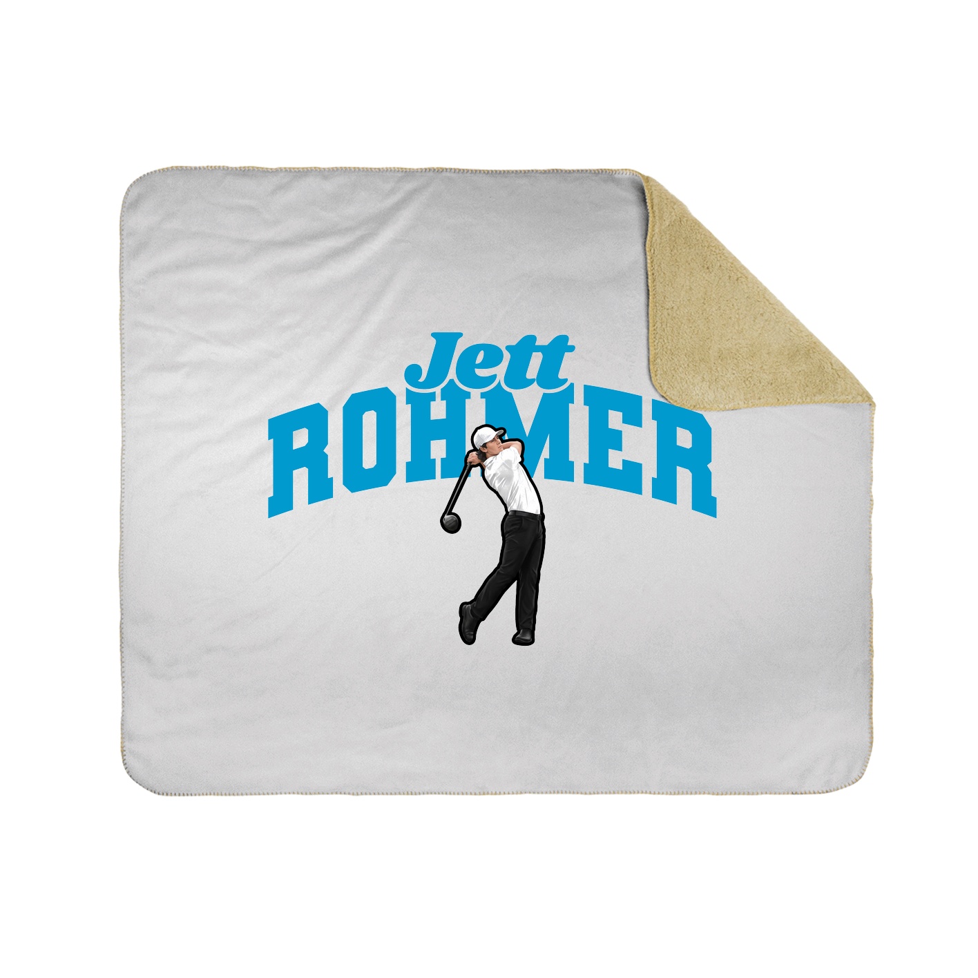 Throw Blanket — Signature Arch in White