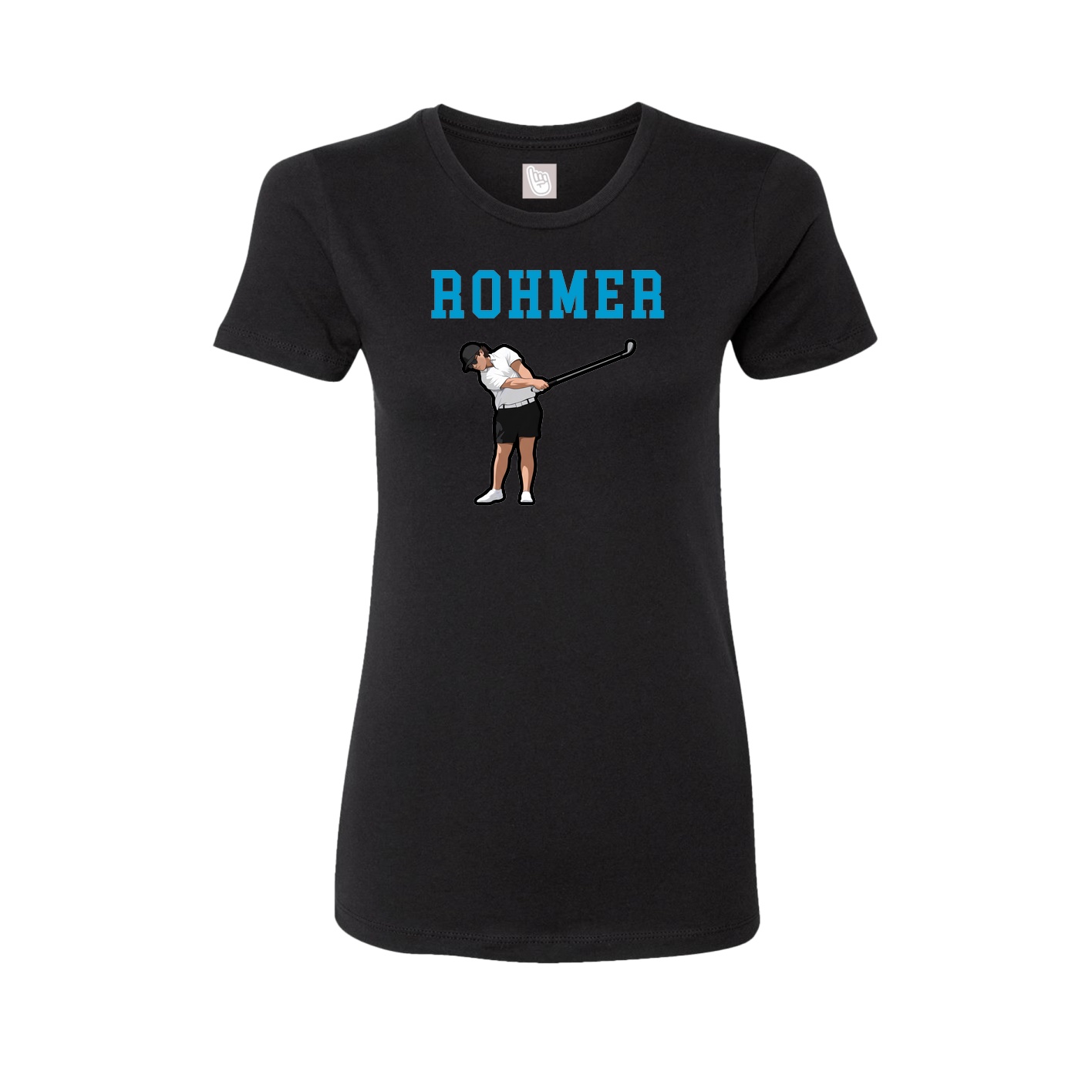Fitted Women's Tee — Shirsey in Black