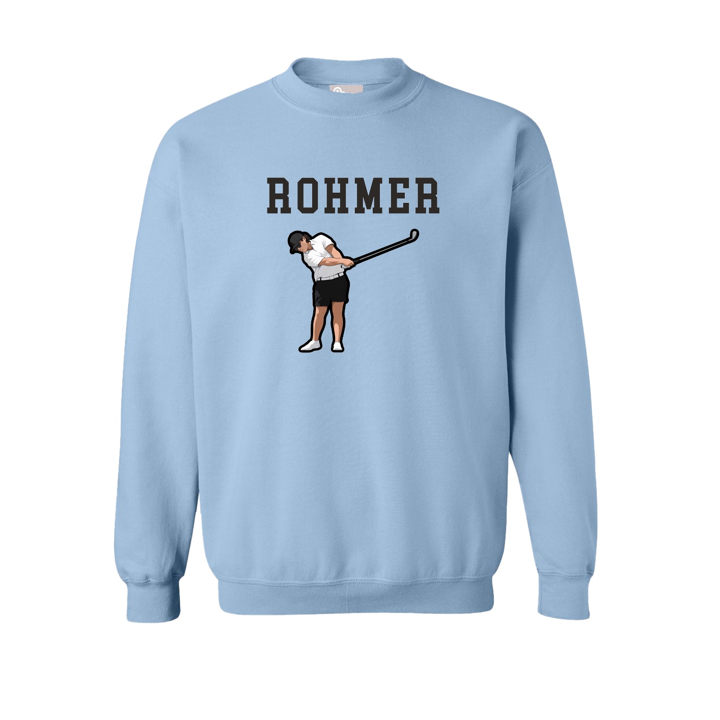 Fleece Crew — Shirsey in Light Blue