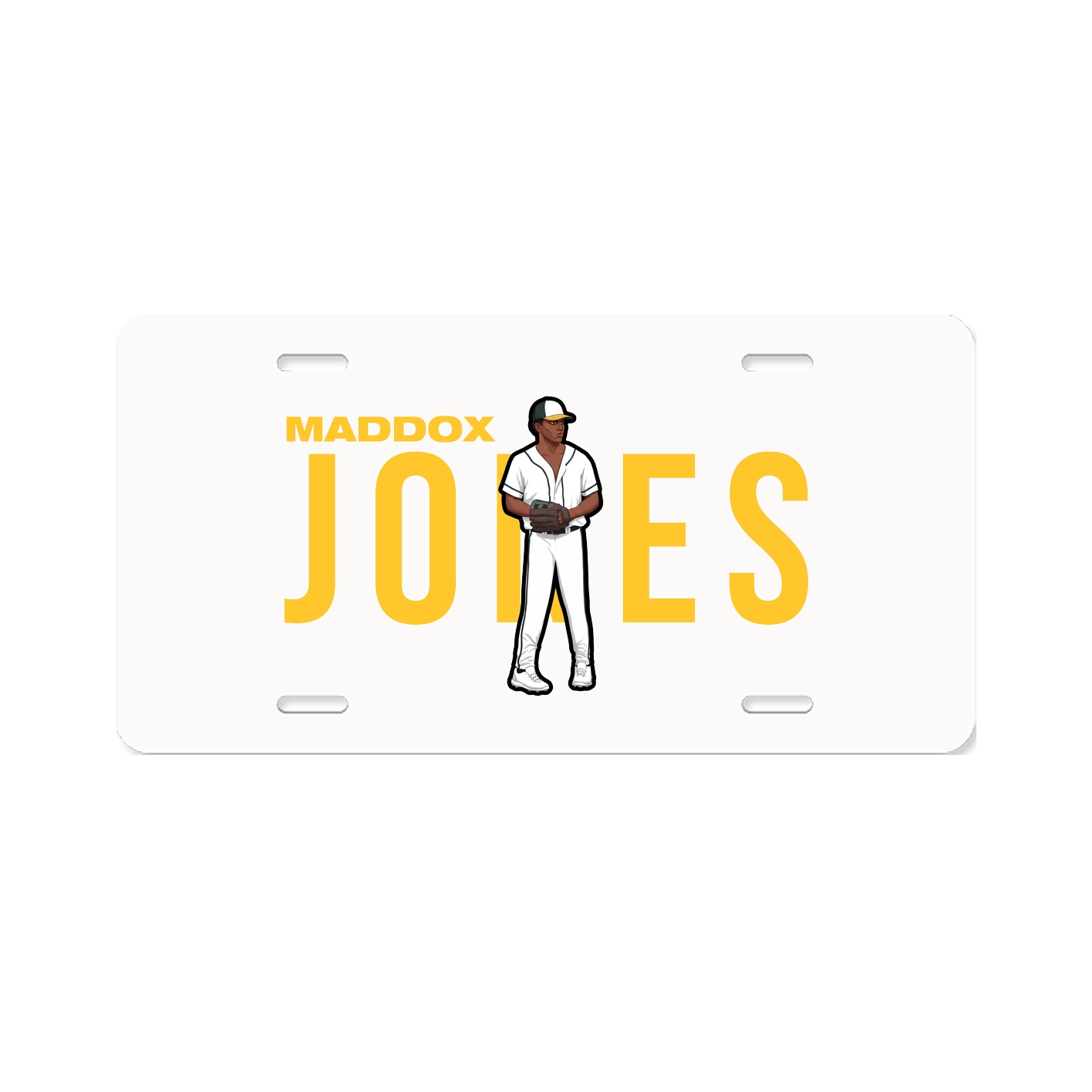 License Plate — Player Name in Classic