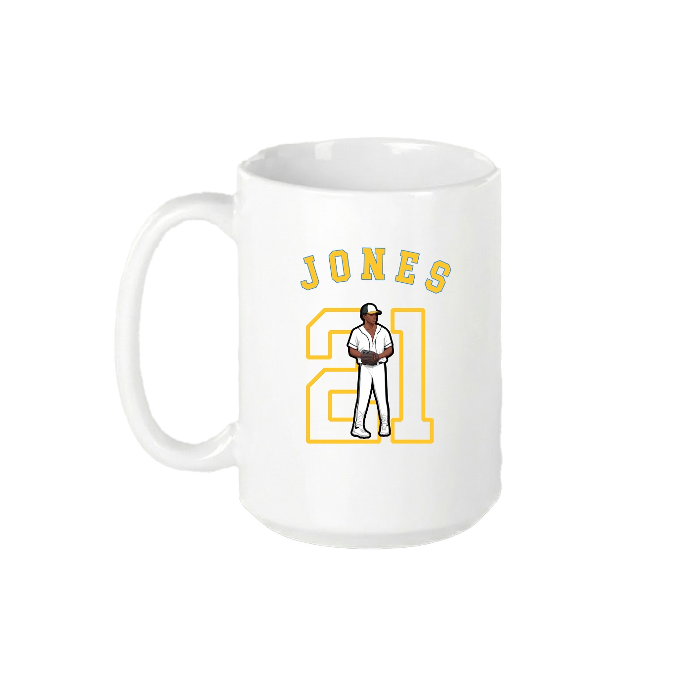 15oz Coffee Mug — Shirsey Arch in White