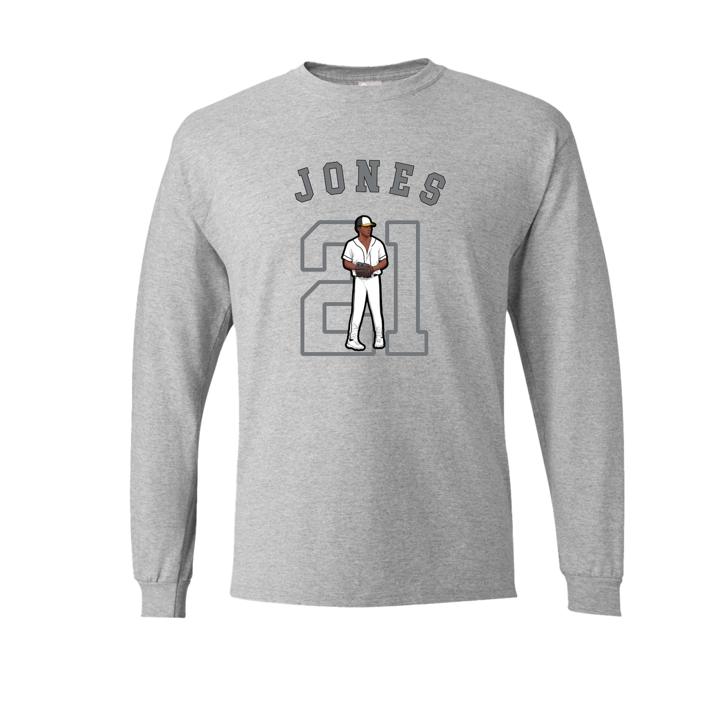 Long Sleeve Tee — Shirsey Arch in Grey