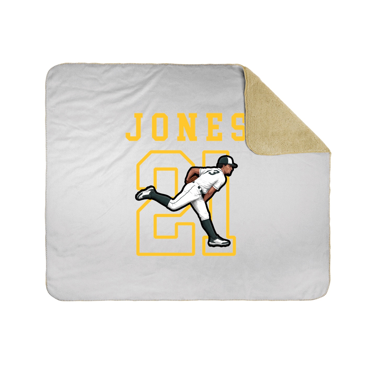 Throw Blanket — Shirsey in White