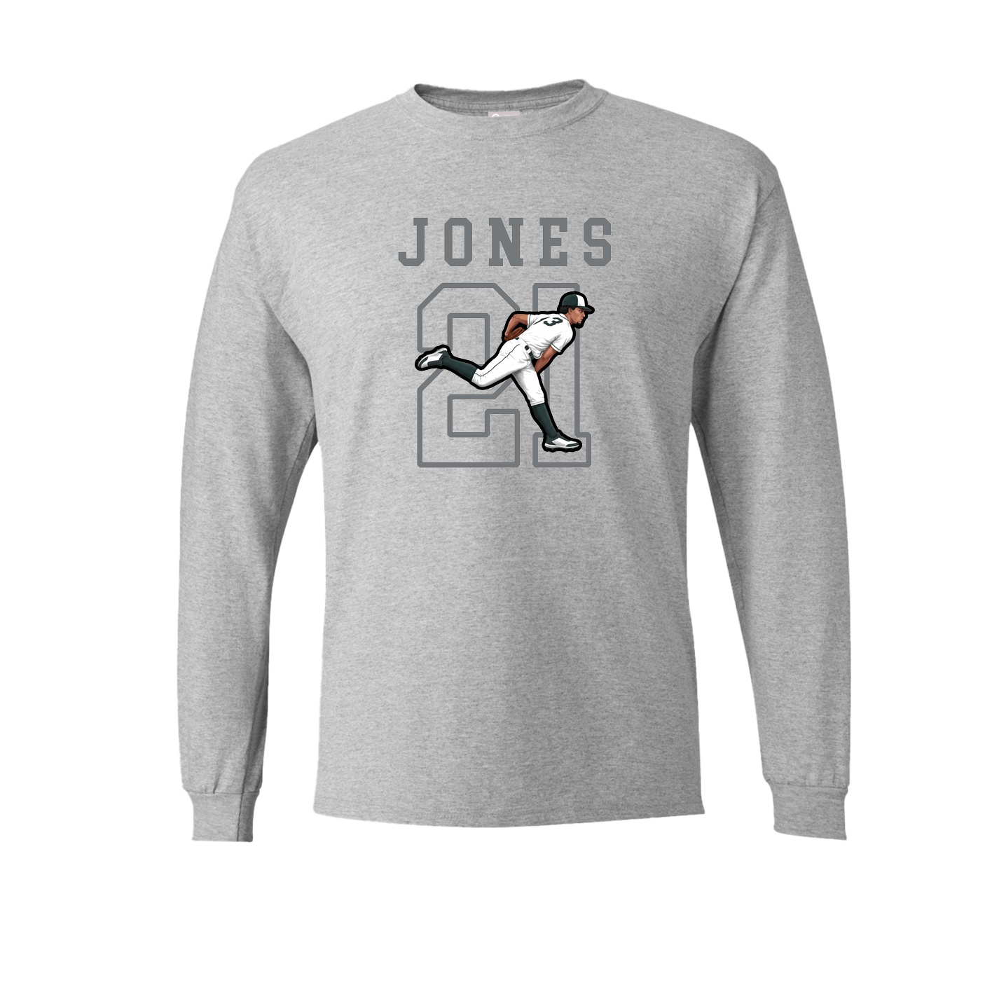 Long Sleeve Tee — Shirsey in Grey