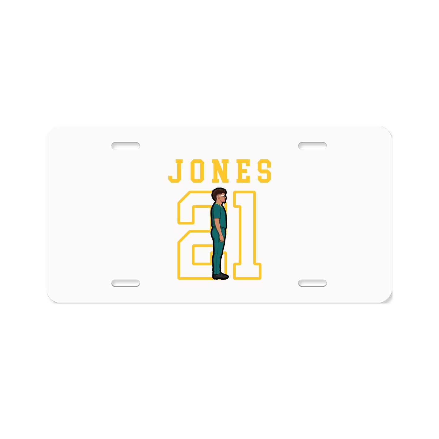 License Plate — Shirsey in Classic
