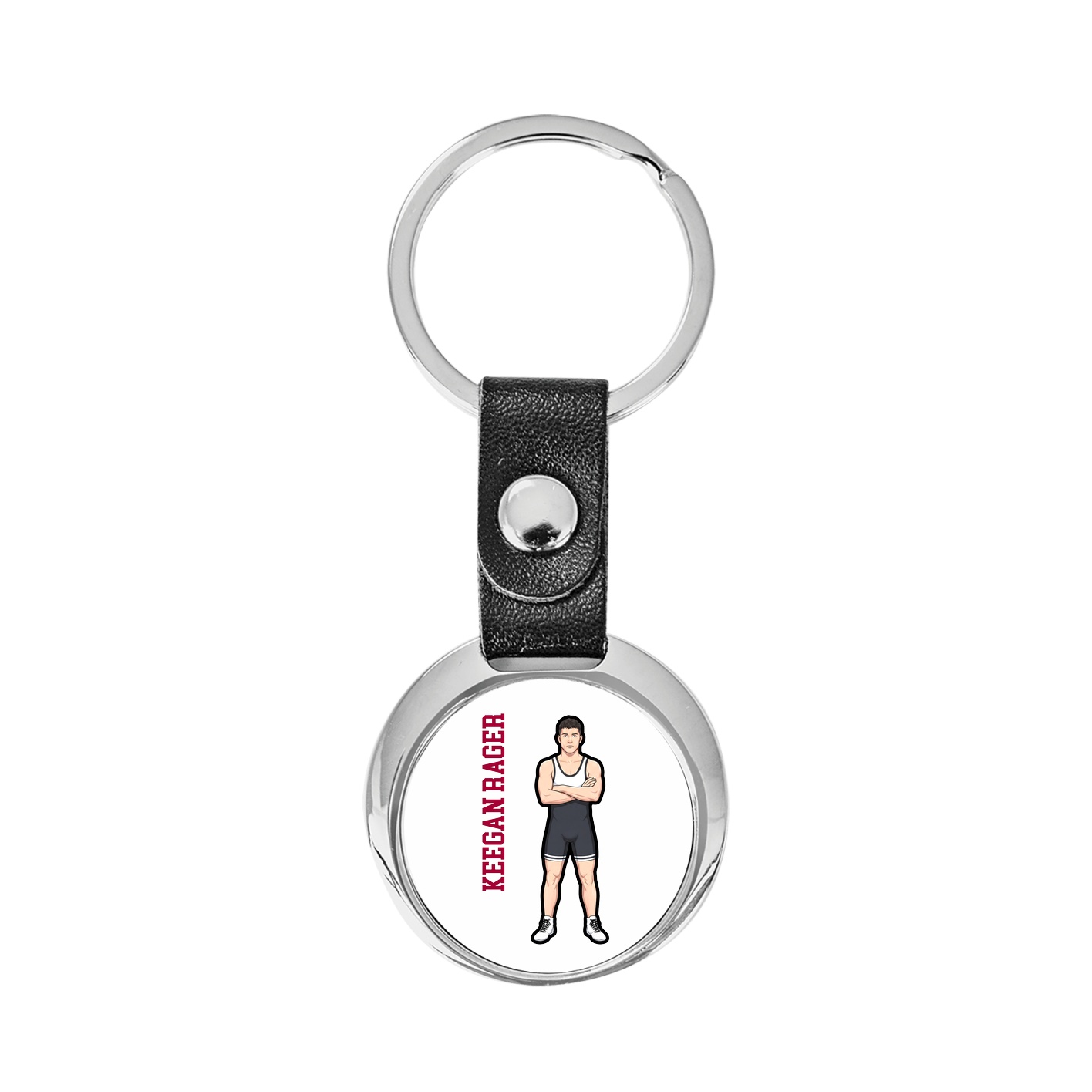 Key Chain — Name Vertical in Classic