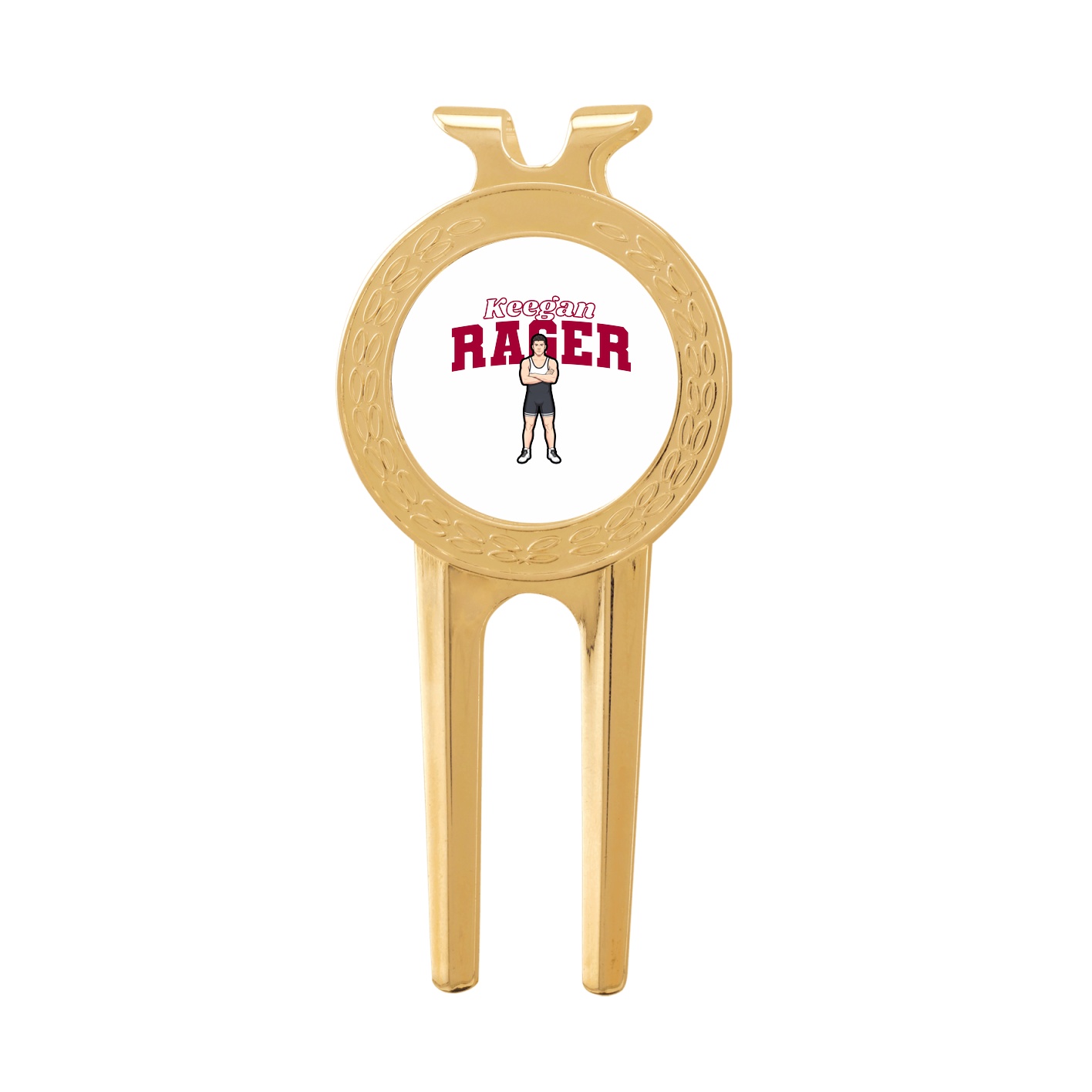 Divot Tool with Ball Marker — Name Arch in Classic