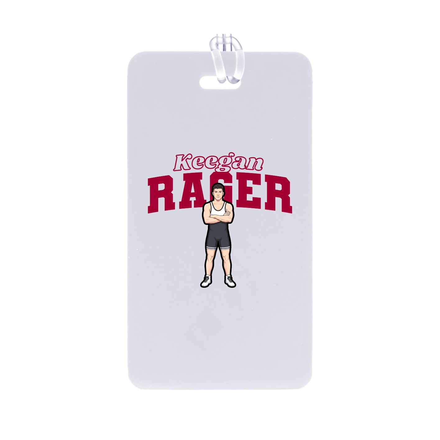 Bag Tag — Name Arch in Classic
