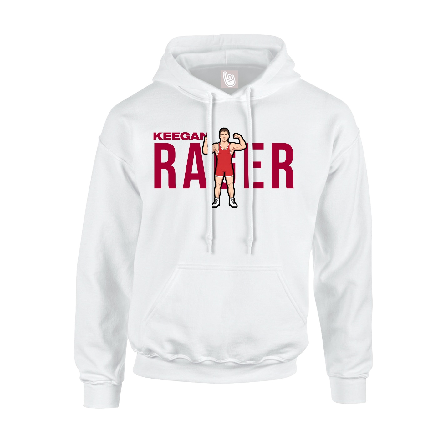 Hoodie — Player Name in White