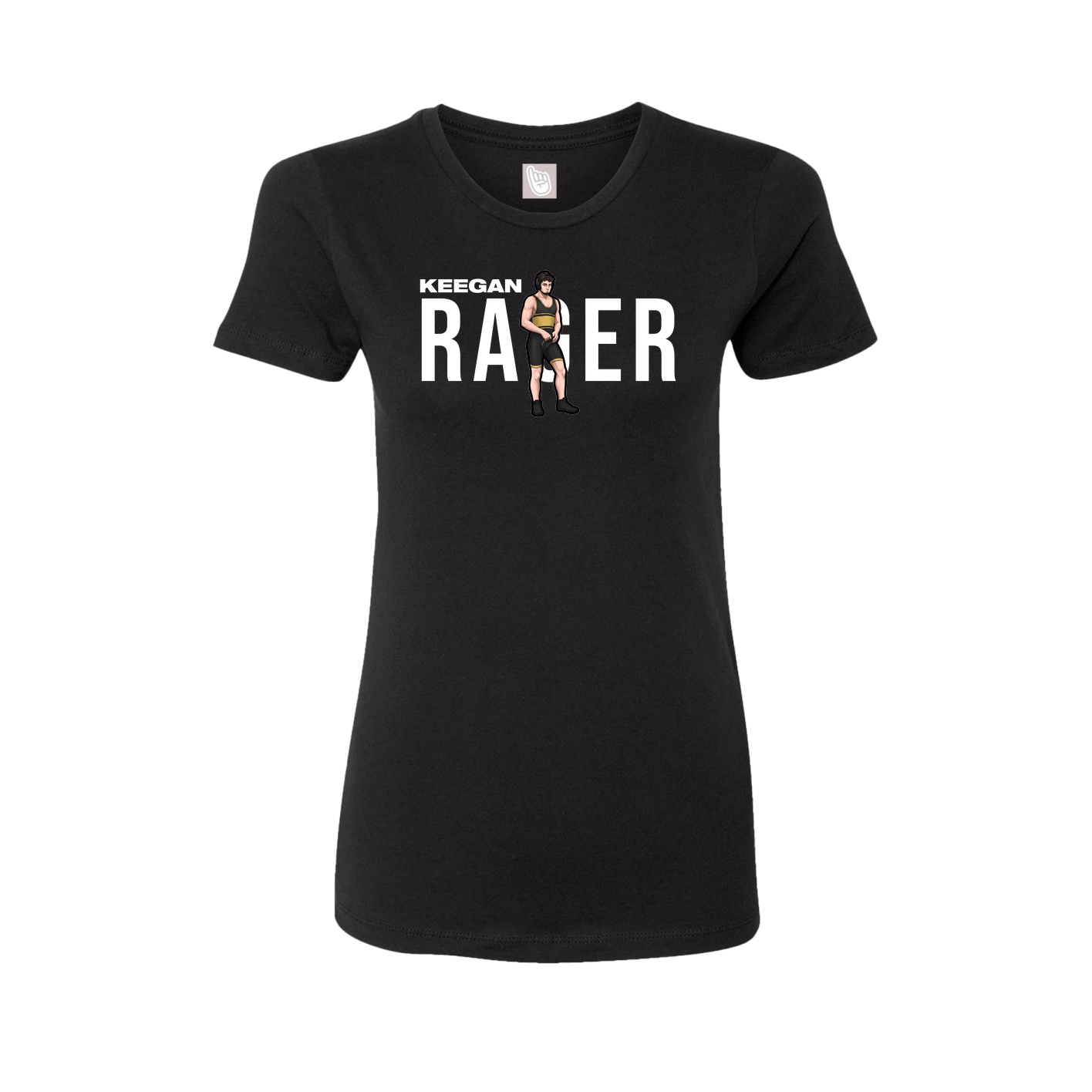 Womens Tee — Player Name in Black