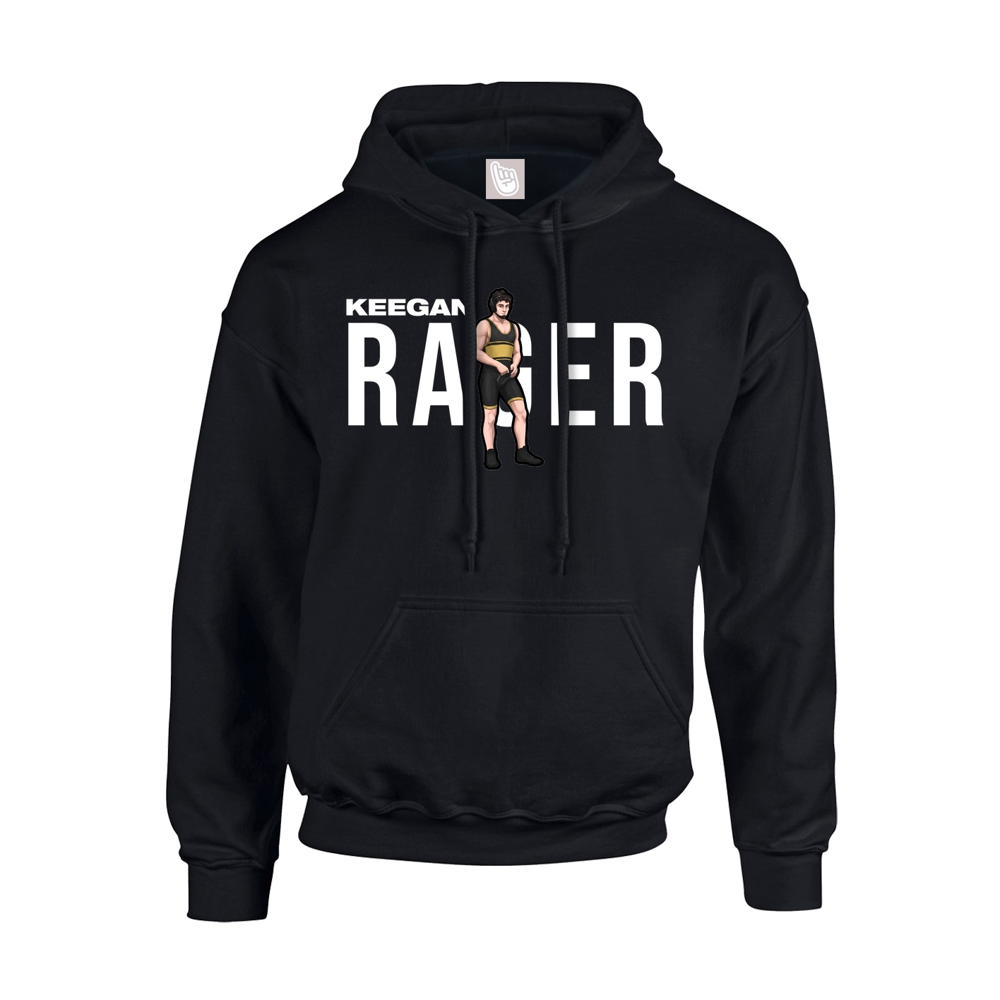Hoodie — Player Name in Black