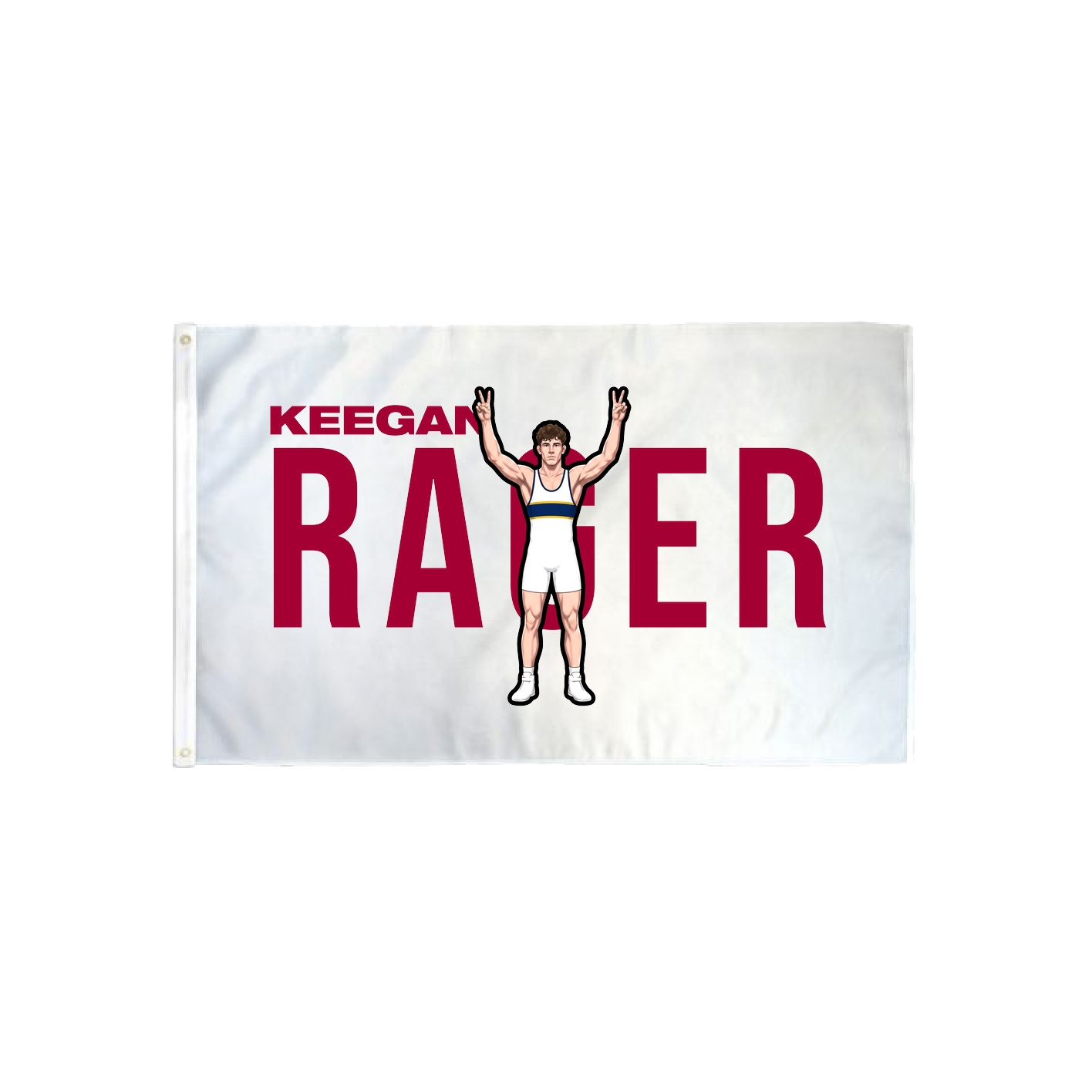 3x5 Flag — Player Name in Classic