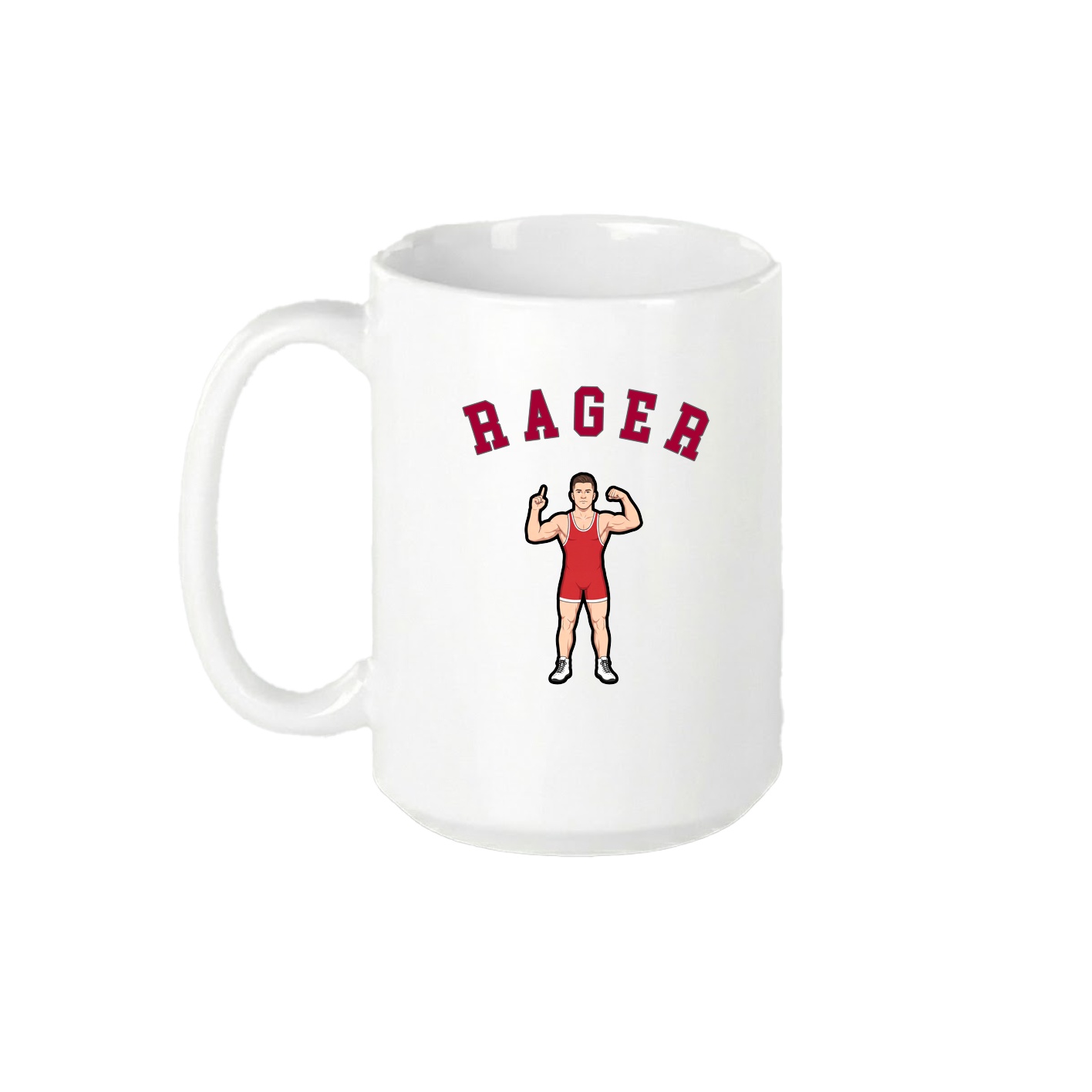 15oz Coffee Mug — Shirsey Arch in White