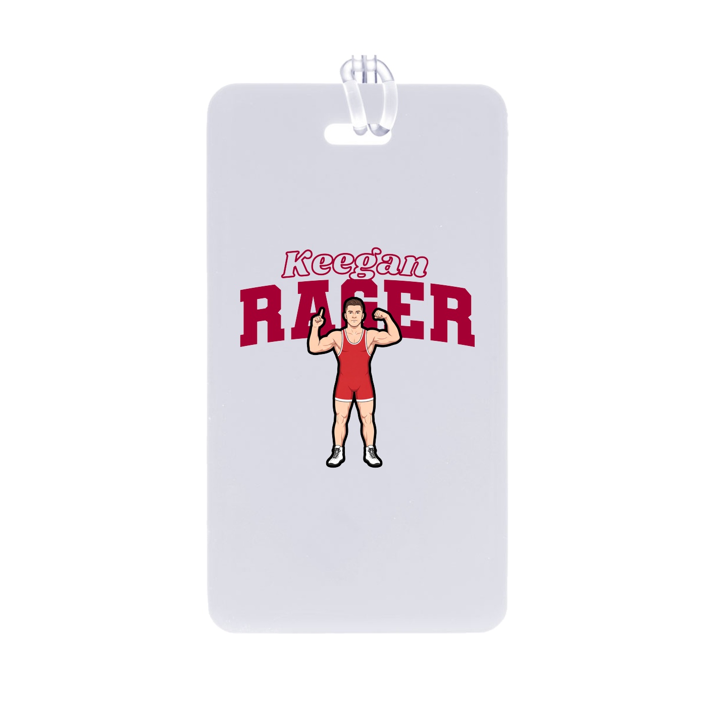 Bag Tag — Name Arch in Classic