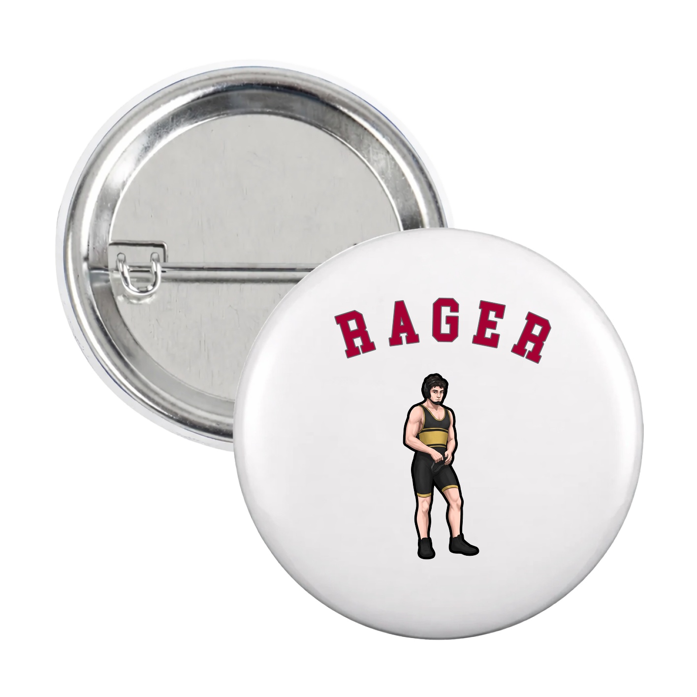 Game Day Button — Shirsey Arch in White