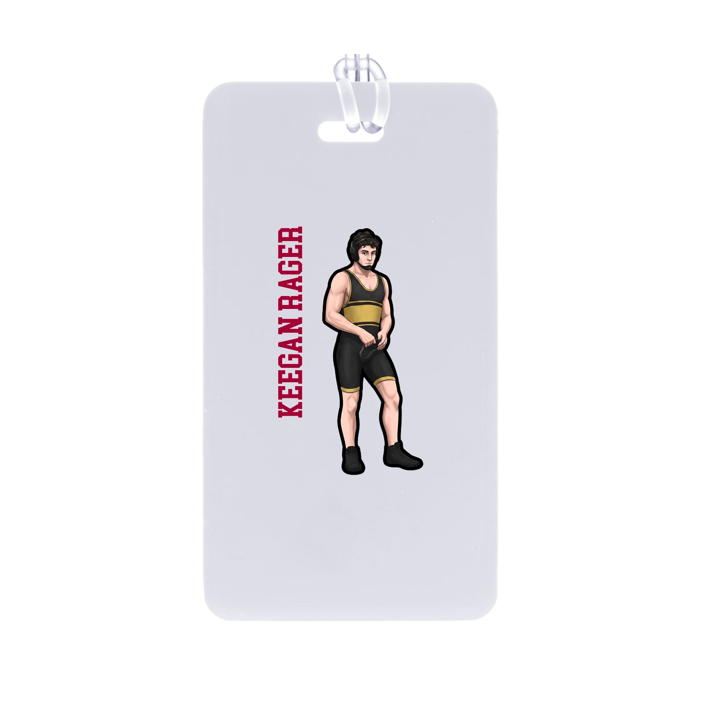 Bag Tag — Name Vertical in Classic