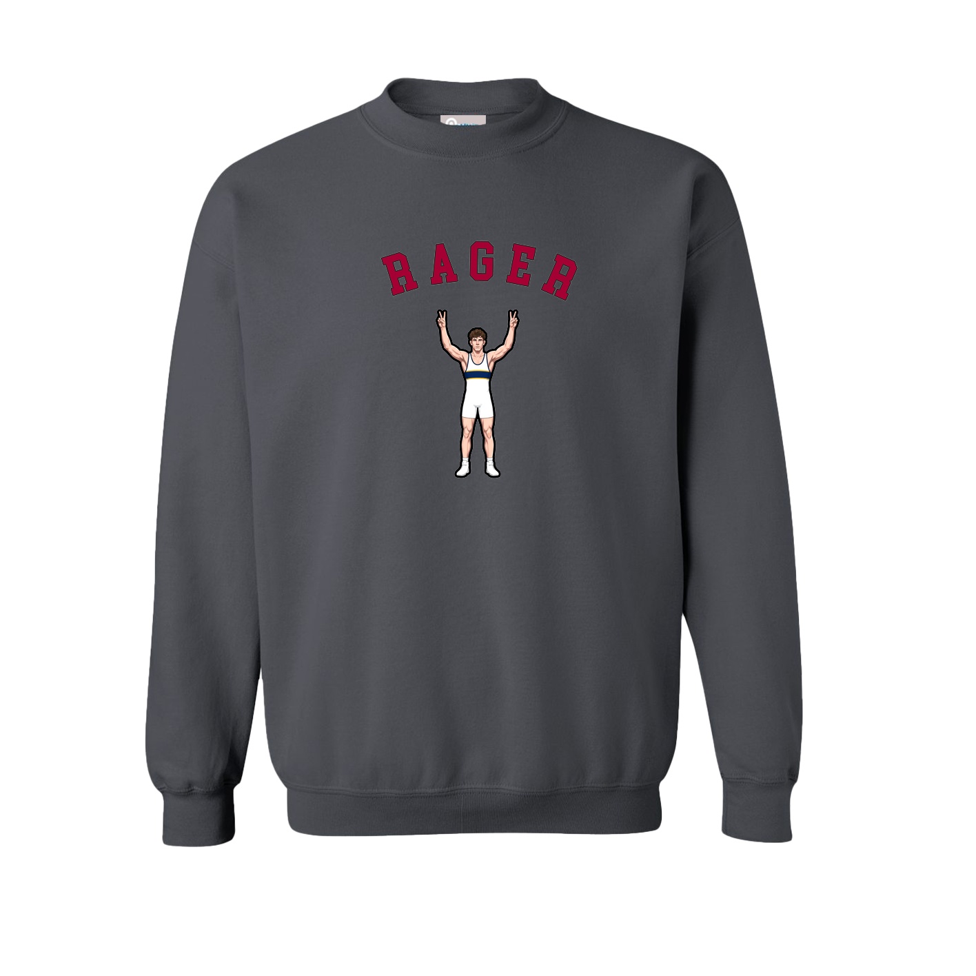 Fleece Crew — Shirsey Arch in Grey