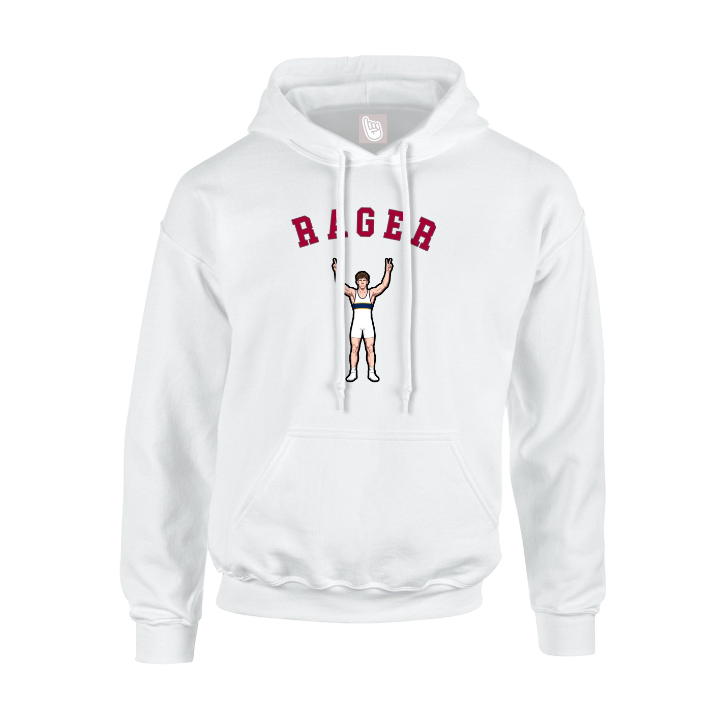 Youth Hoodie — Shirsey Arch in White