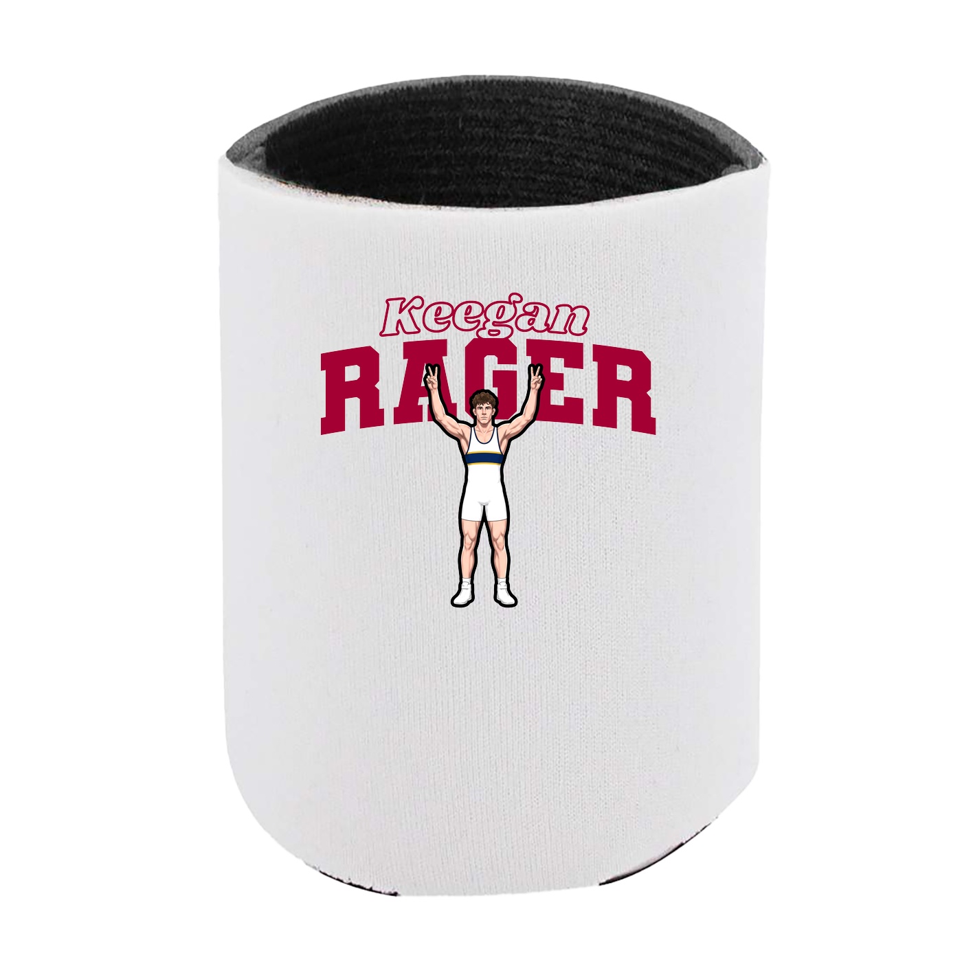 Can Holder — Name Arch in White