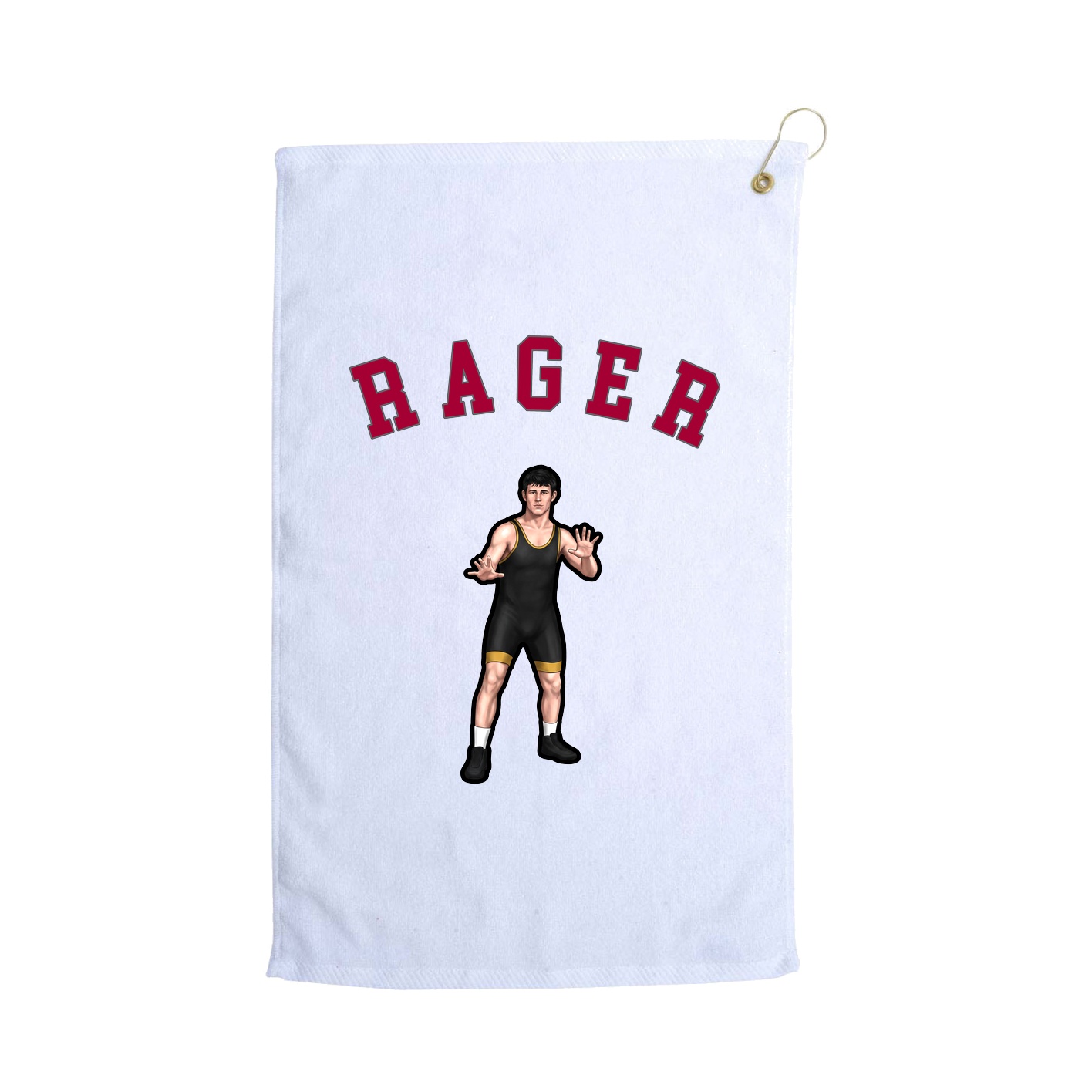 Golf Towel — Shirsey Arch in White