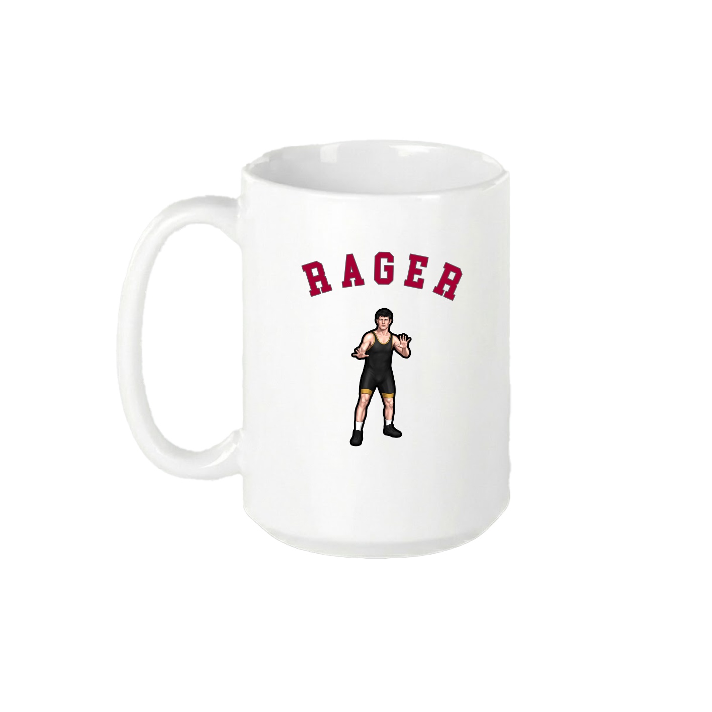15oz Coffee Mug — Shirsey Arch in White