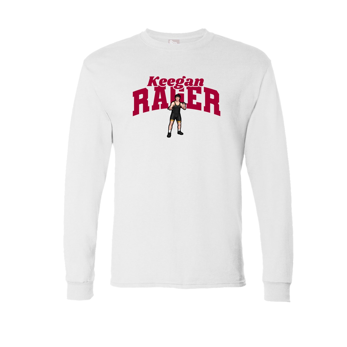 Long Sleeve Tee — Signature Arch in White