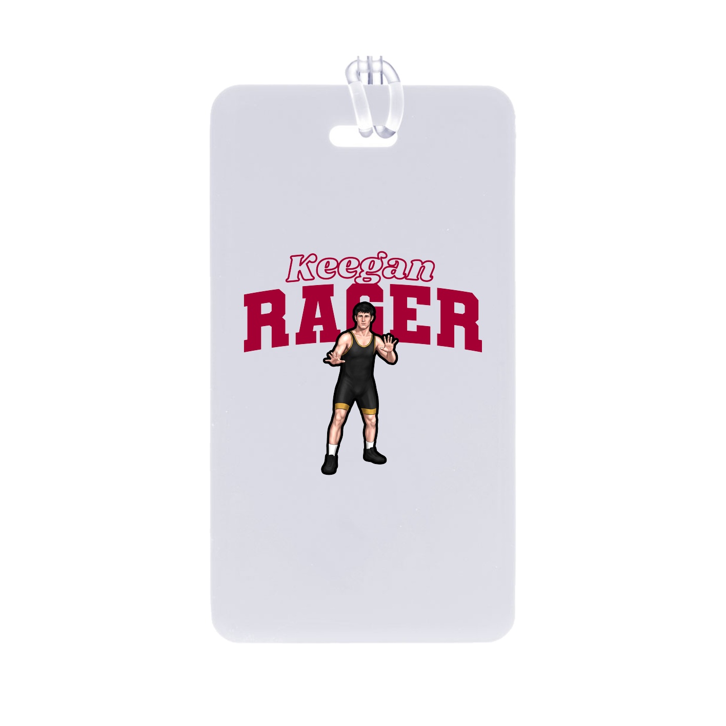Bag Tag — Name Arch in Classic