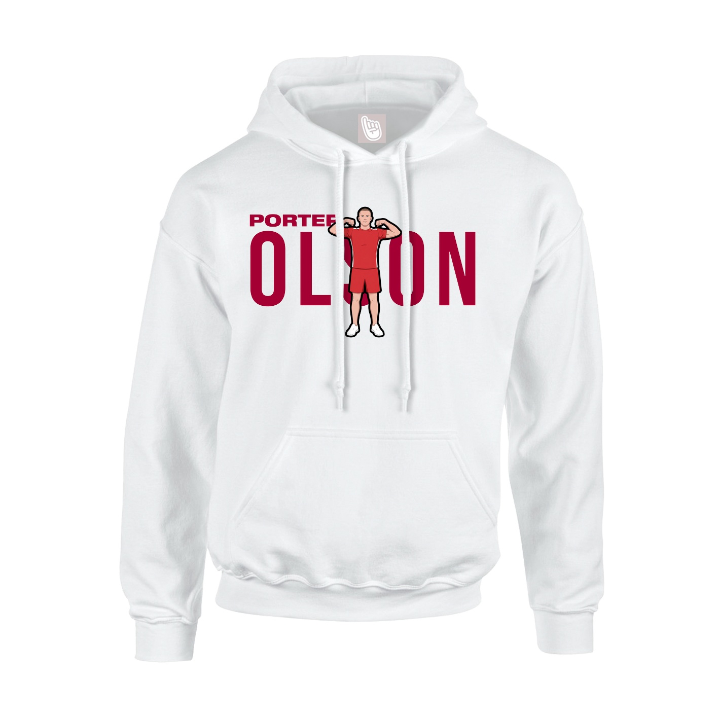 Hoodie — Player Name in White