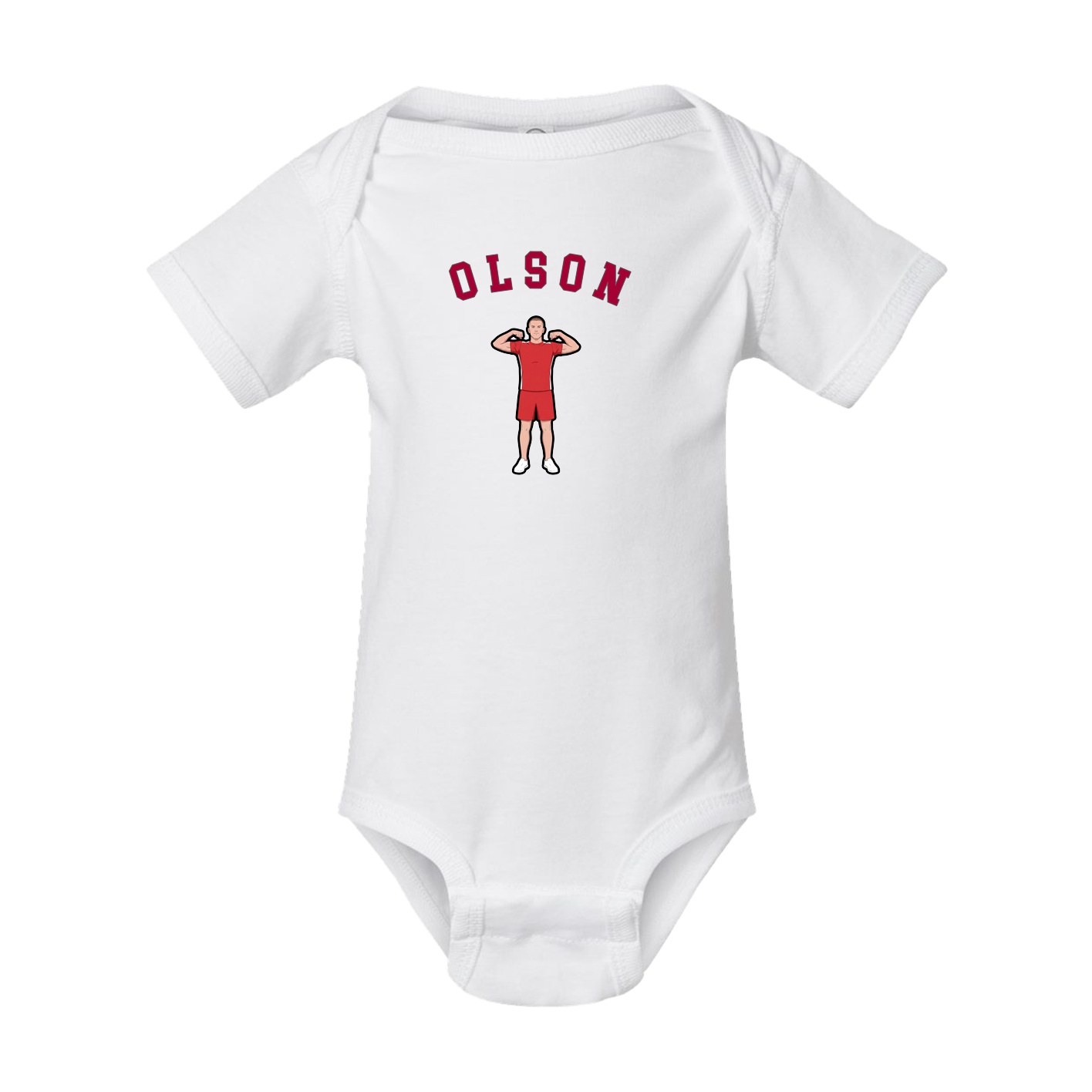 Baby Onesie — Shirsey Arch in White