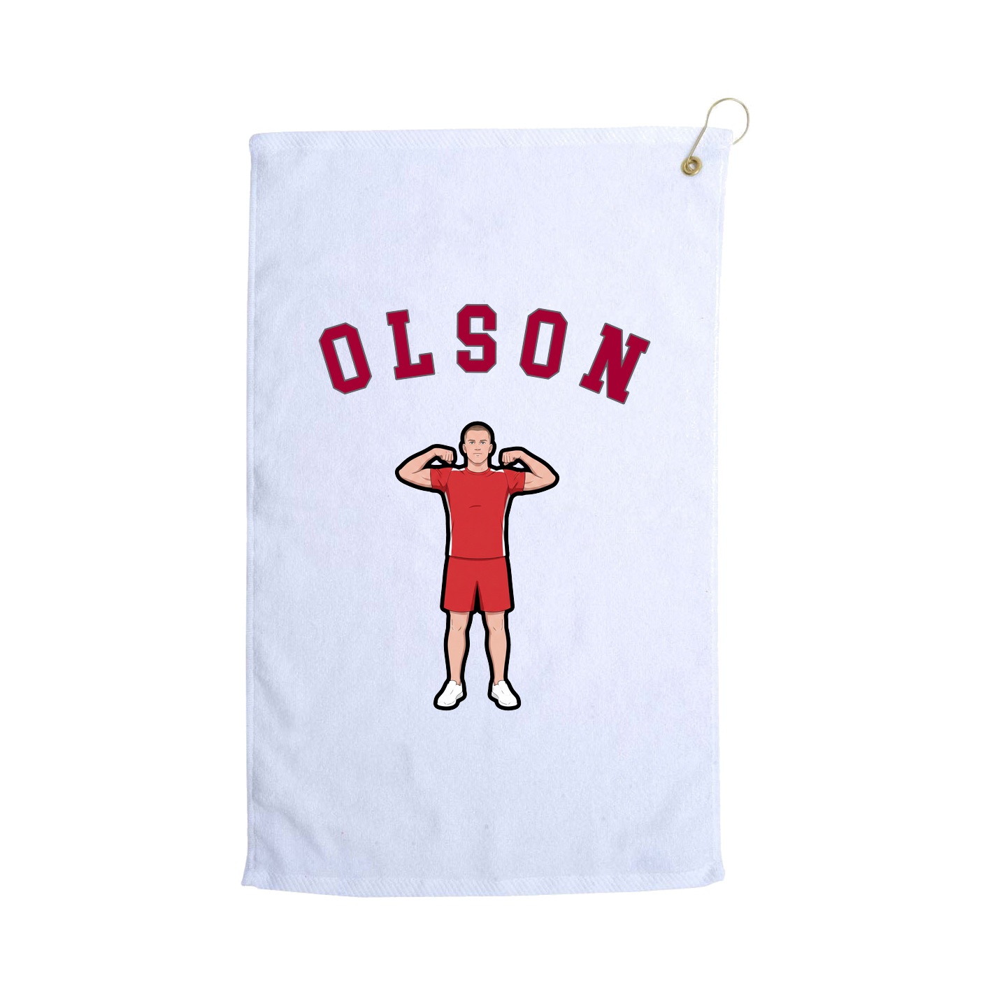 Golf Towel — Shirsey Arch in White