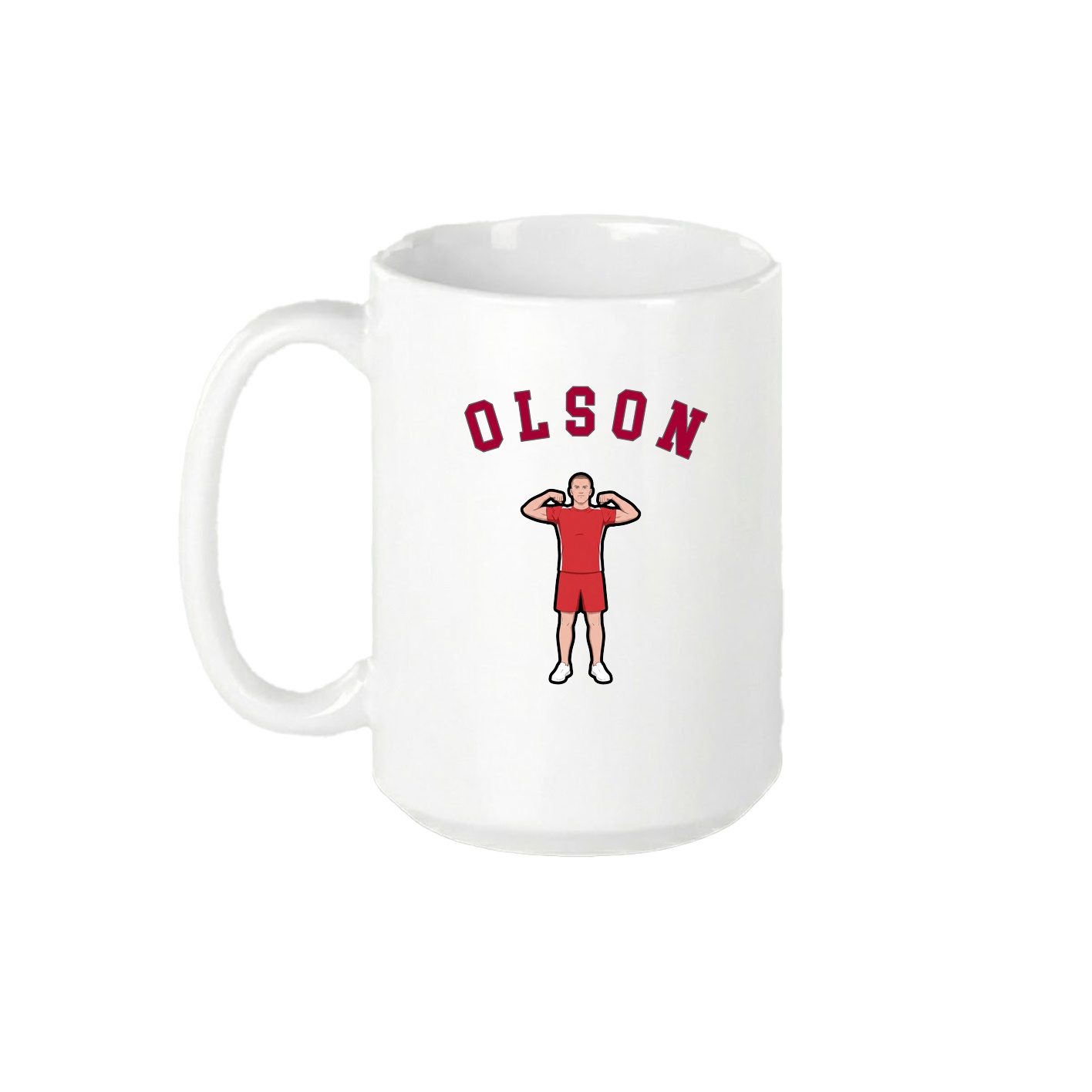 15oz Coffee Mug — Shirsey Arch in White