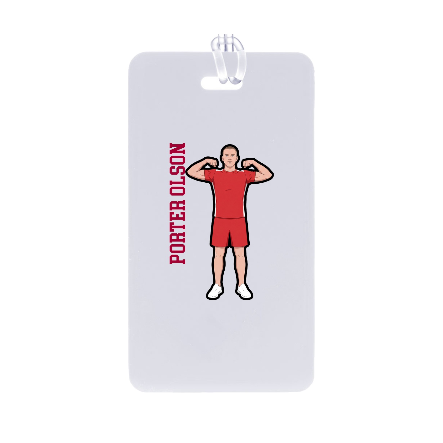 Bag Tag — Name Vertical in Classic
