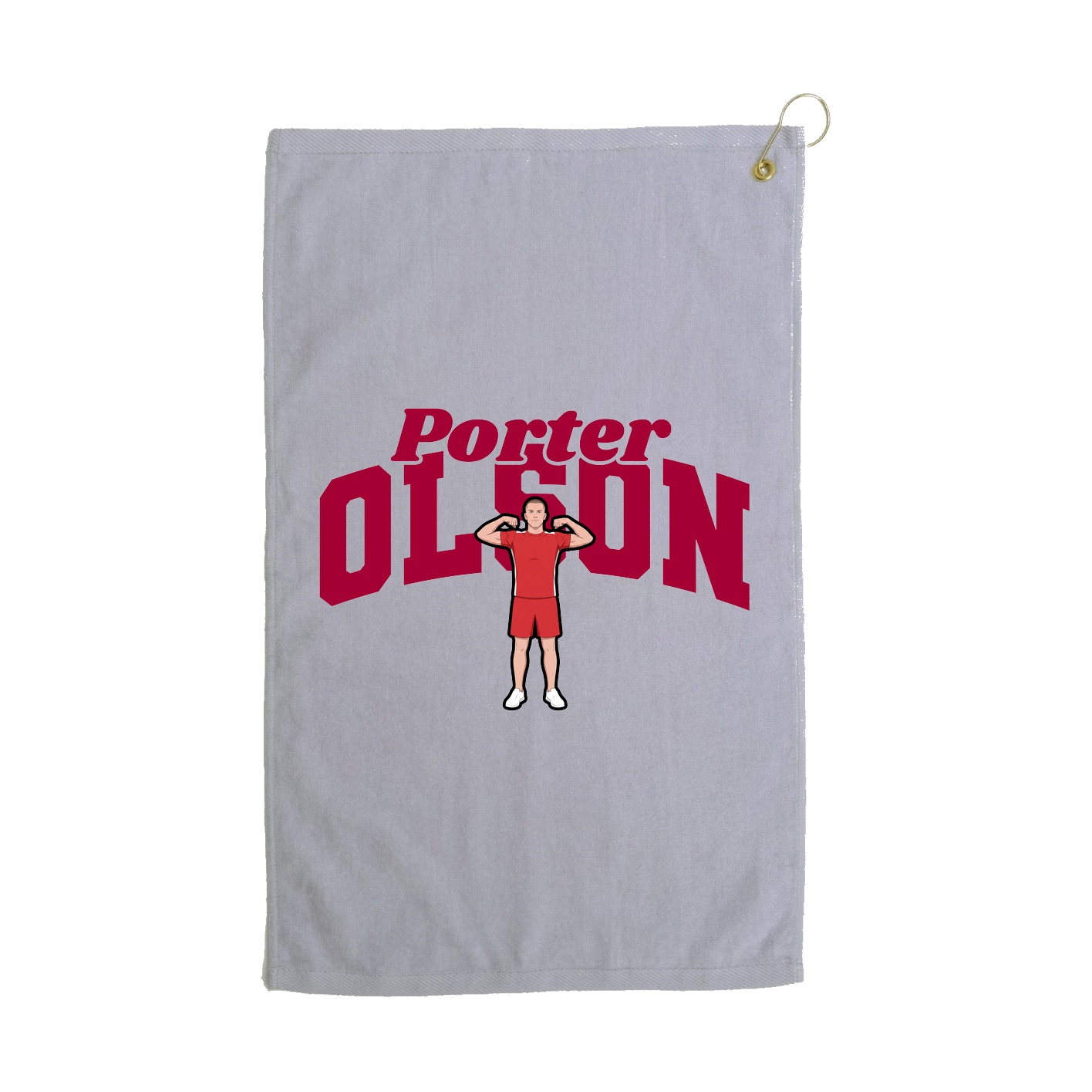 Golf Towel — Signature Arch in Grey