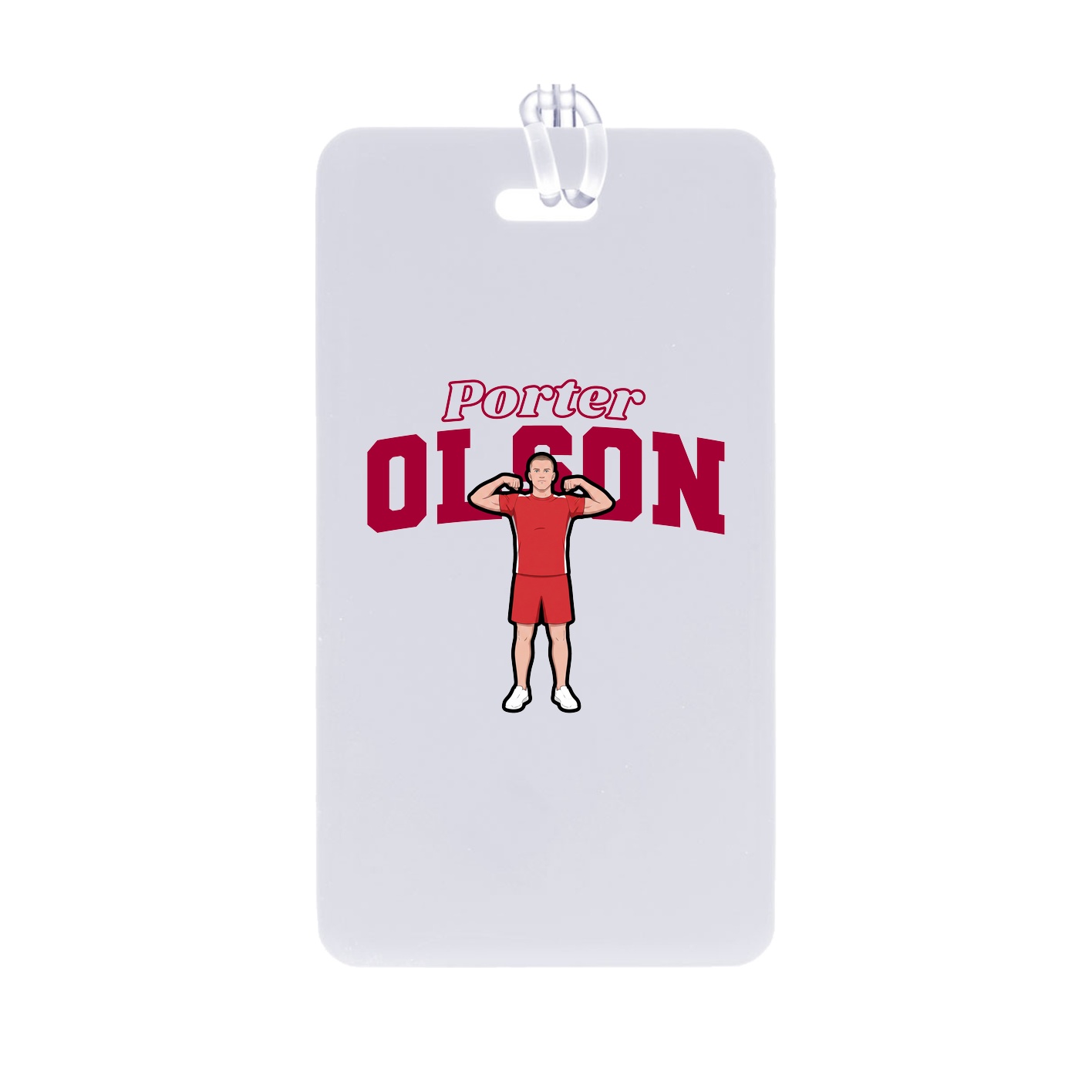 Bag Tag — Name Arch in Classic