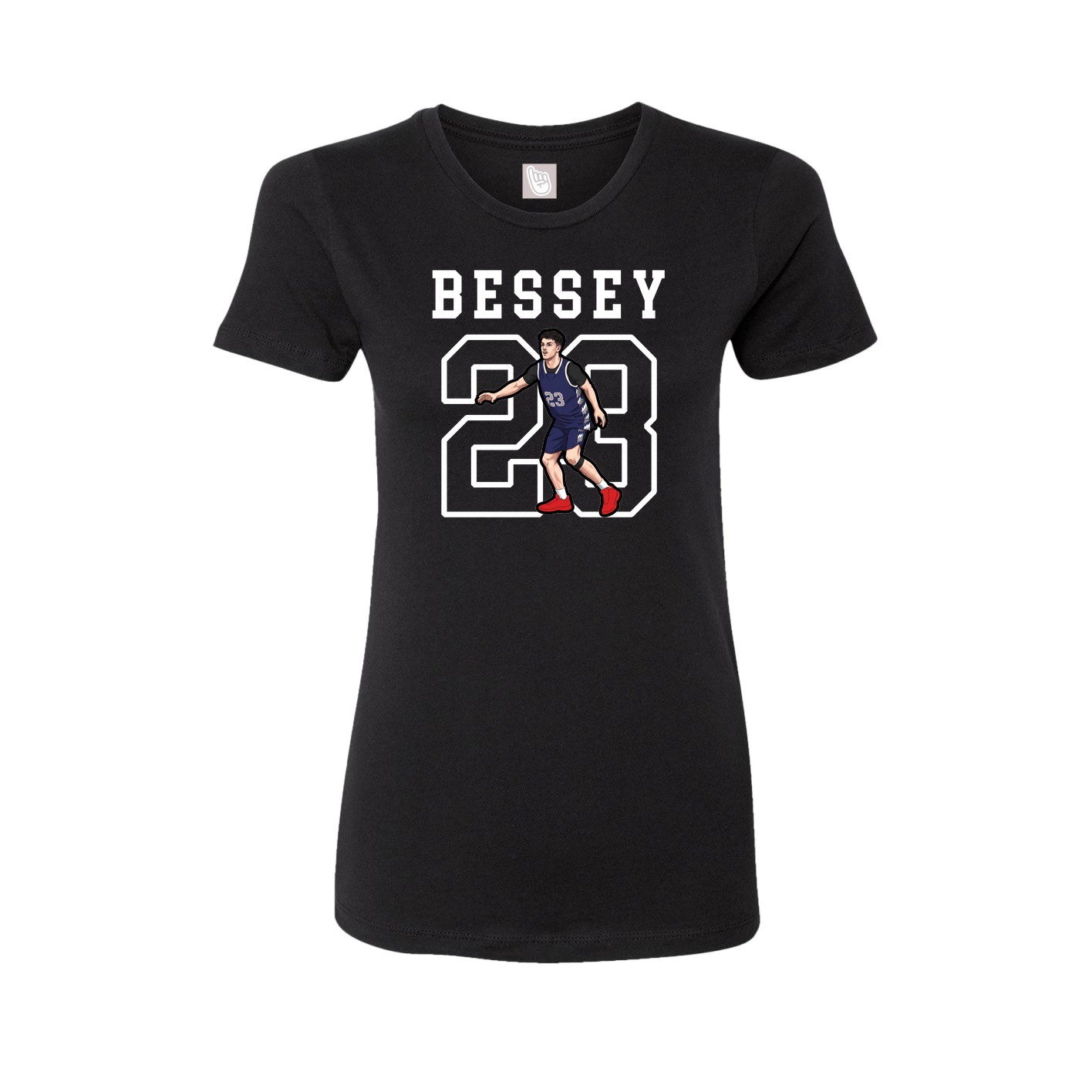 Fitted Women's Tee — Shirsey in Black