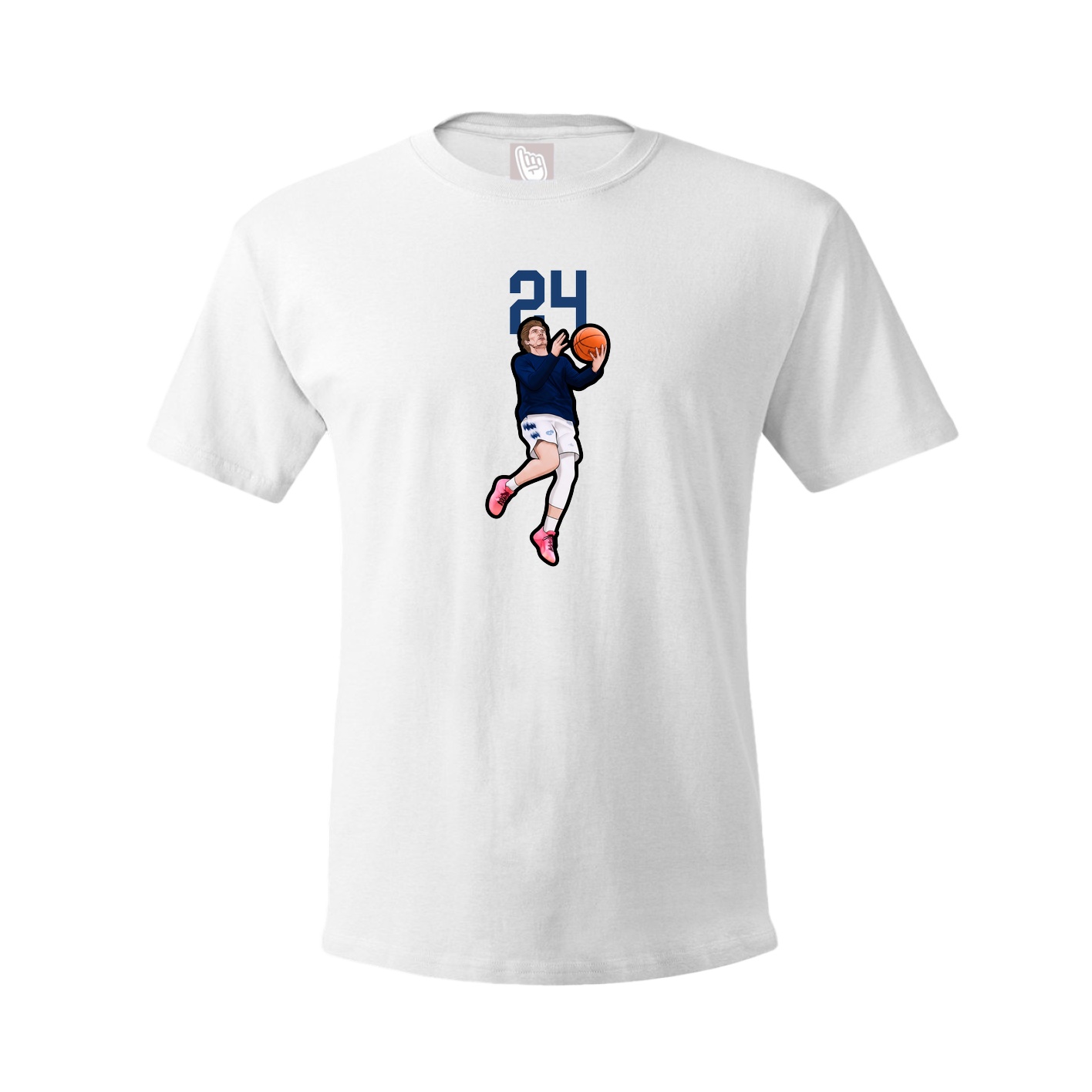 Tee — Number Top in White