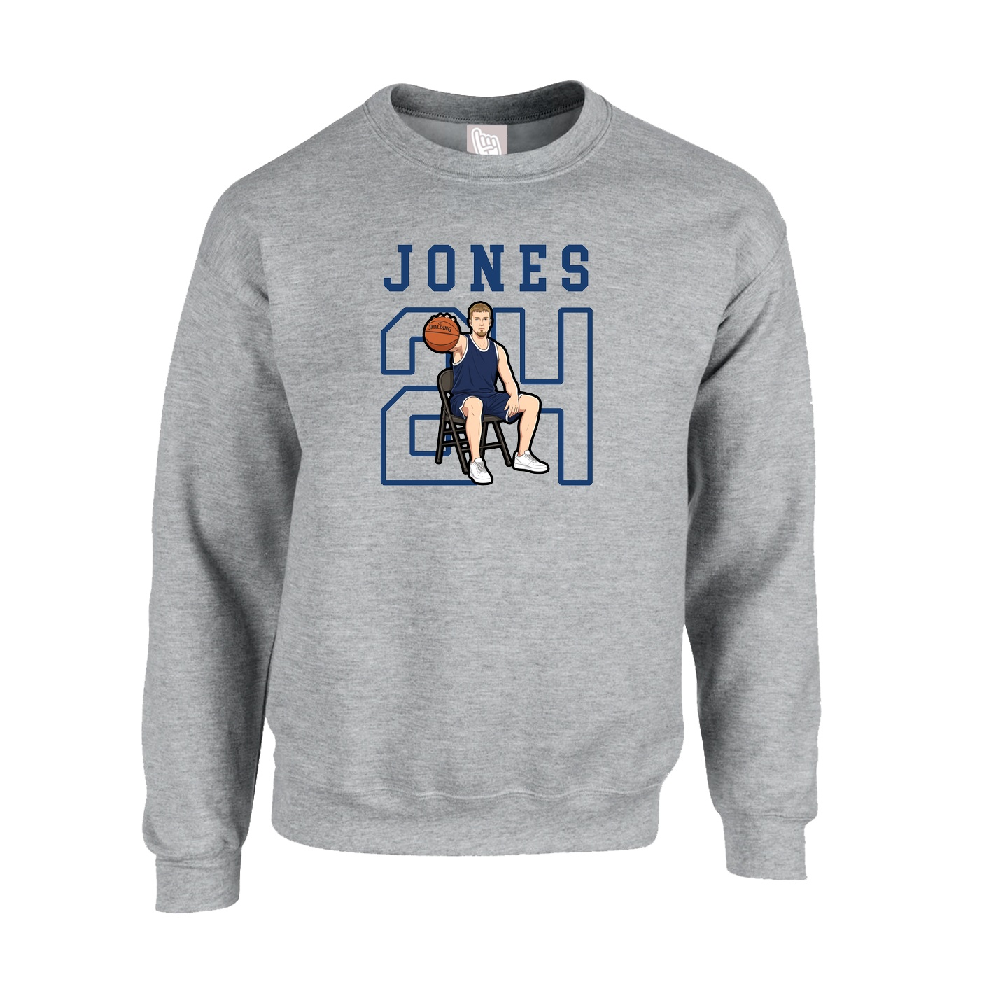 Fleece Crew — Shirsey in Grey