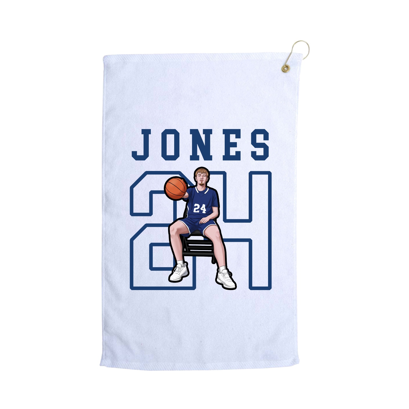 Golf Towel — Shirsey in White