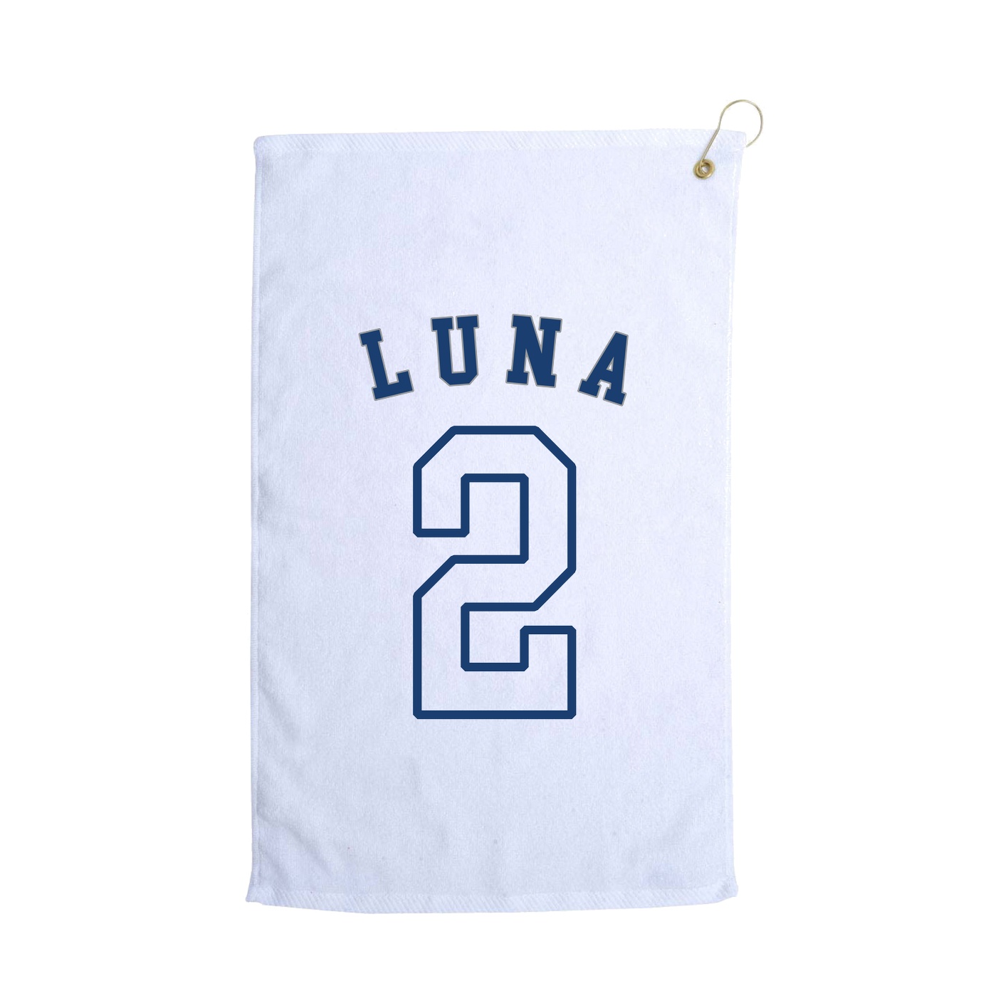 Golf Towel — Shirsey Arch in White