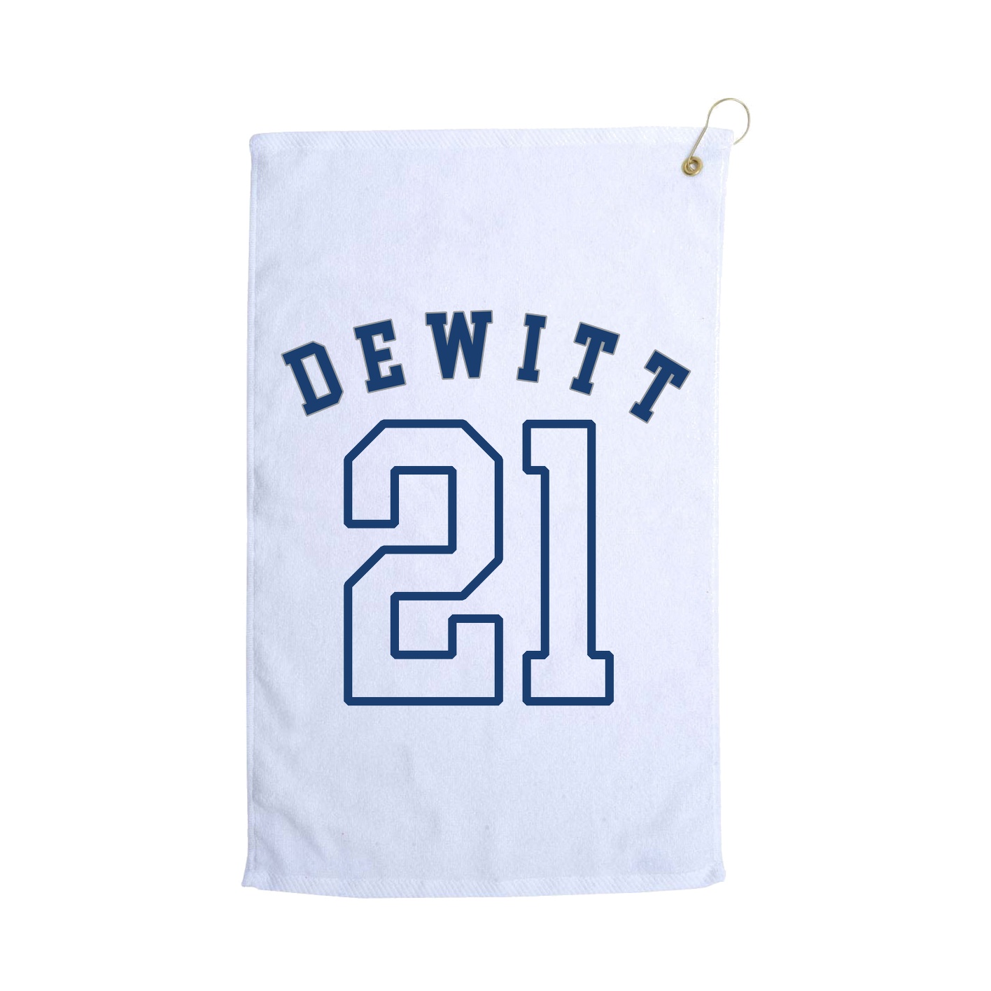 Golf Towel — Shirsey Arch in White