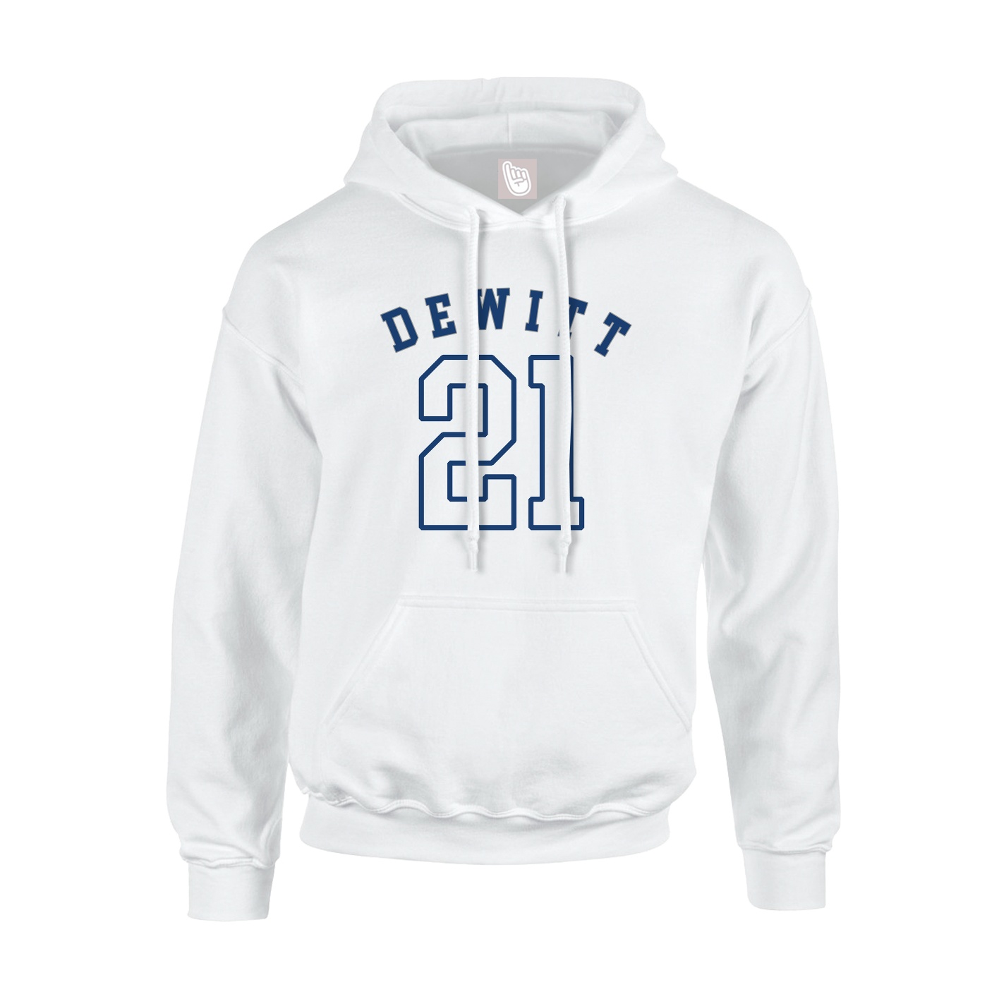 Hoodie — Shirsey Arch in White