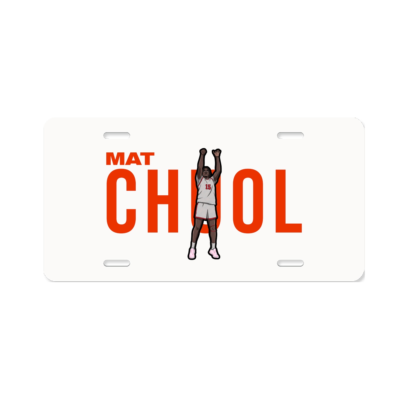 License Plate — Player Name in Classic