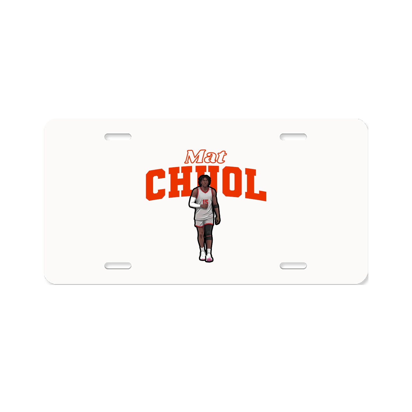 License Plate — Name Arch in Classic