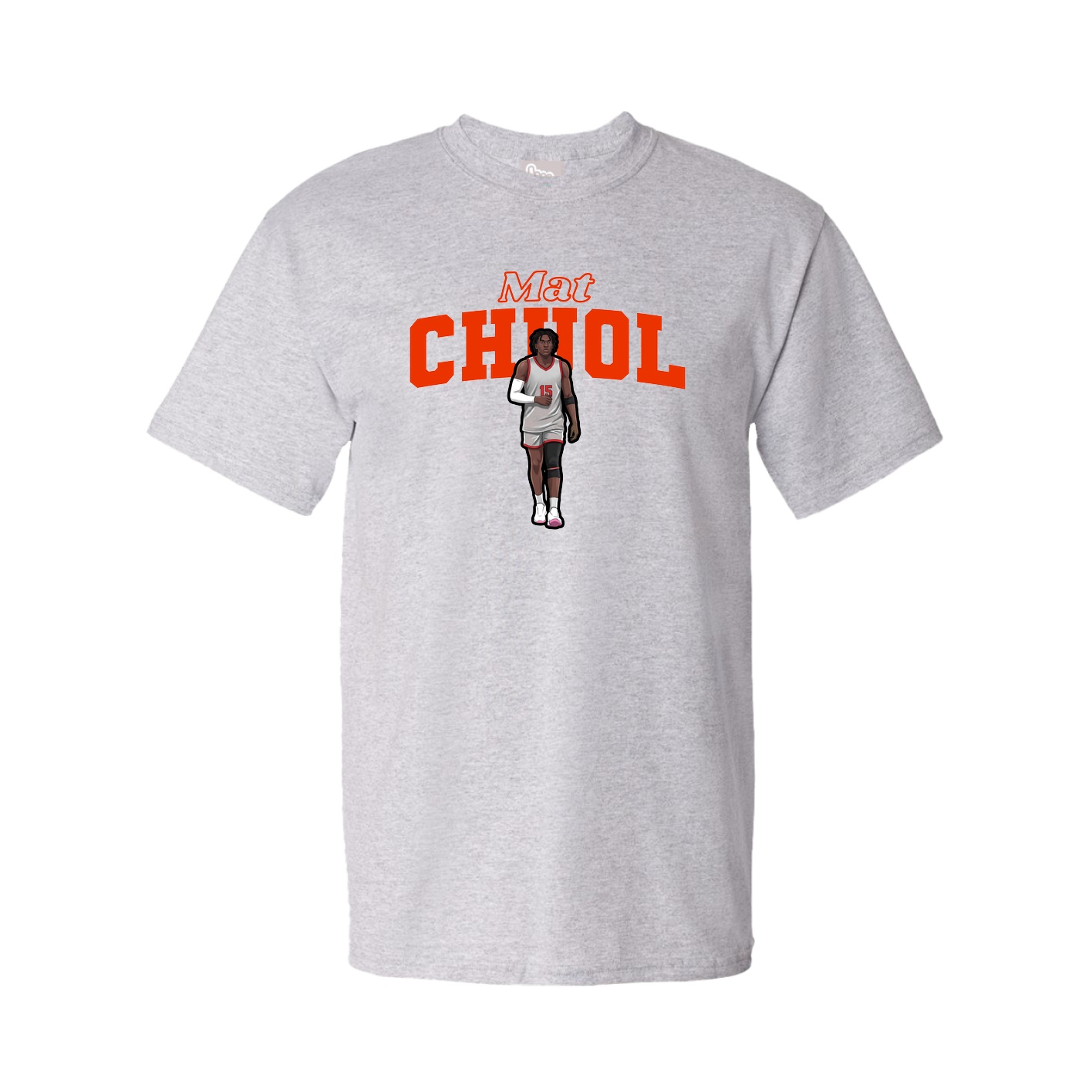 Youth Tee — Name Arch in Grey