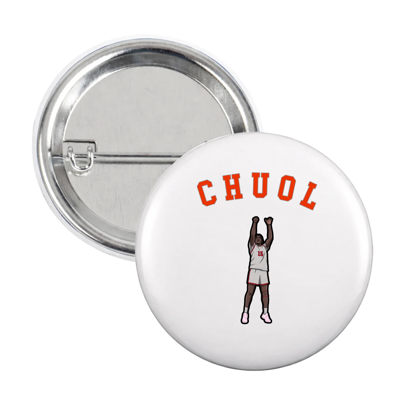 Game Day Button — Shirsey Arch in White